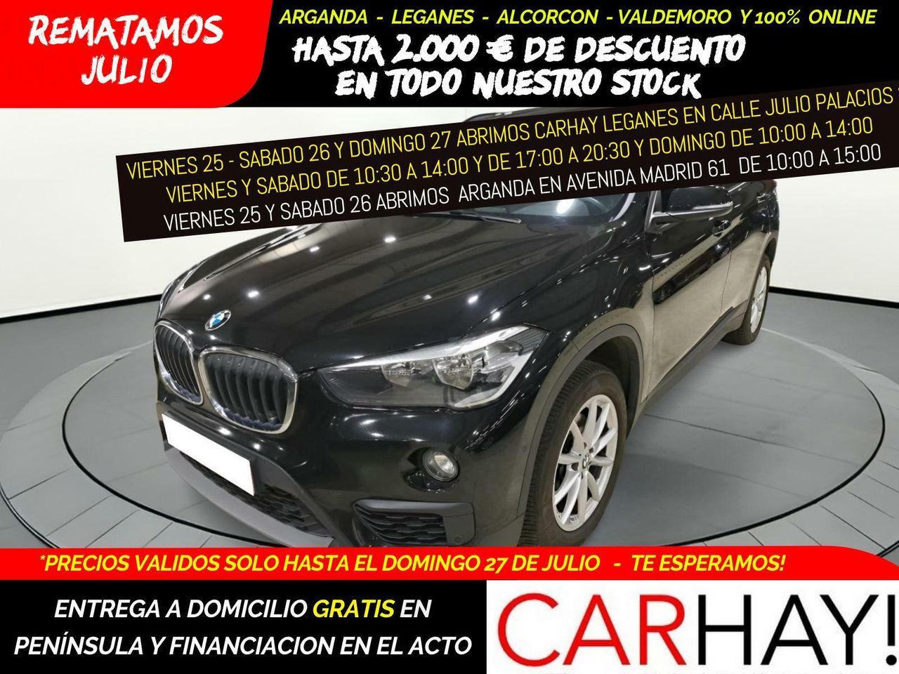 BMW X1 (1.5i sDrive18 OPF (EU6d-TEMP)) en Madrid