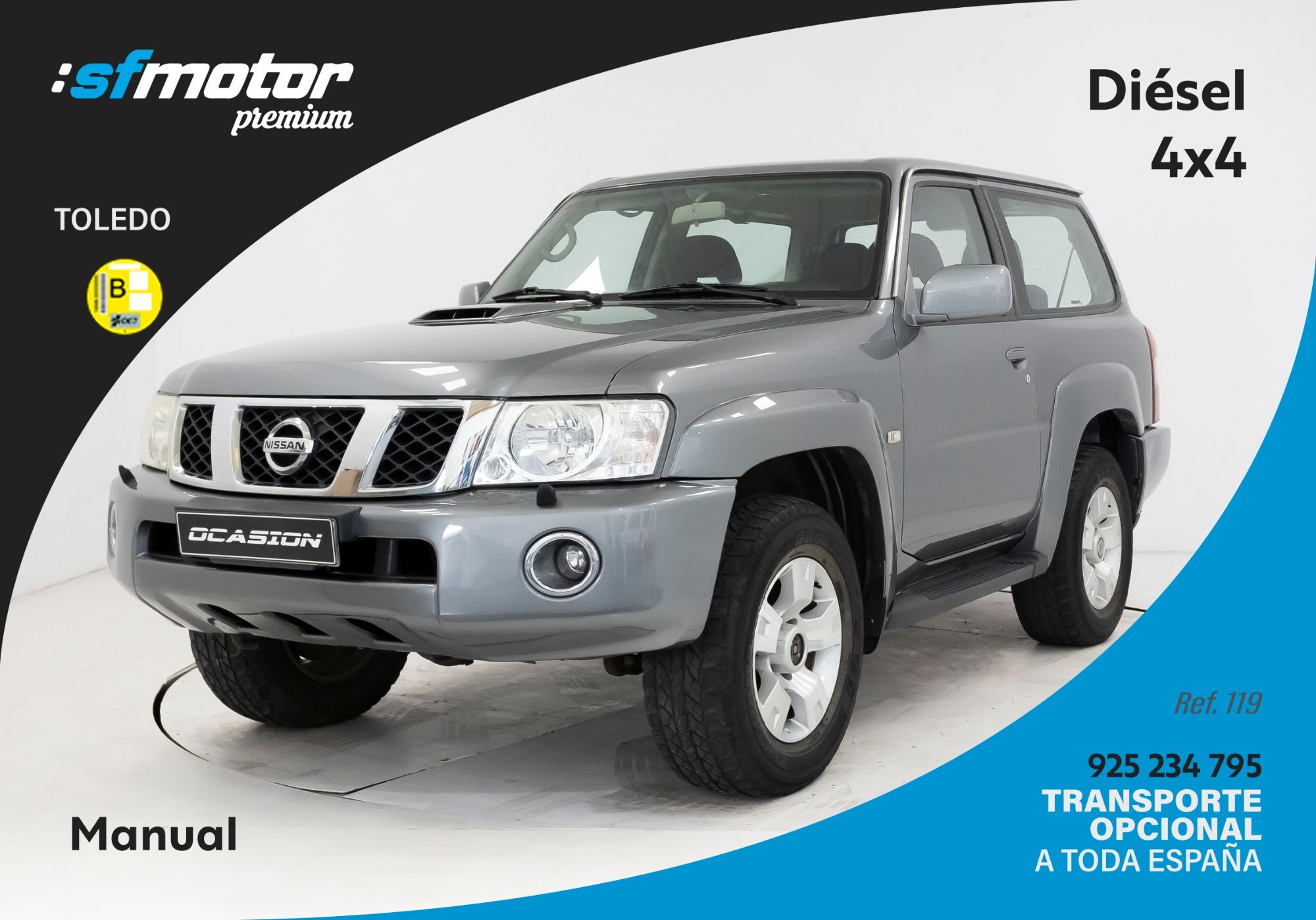 NISSAN Patrol (3.0DI XE Plus) en Toledo
