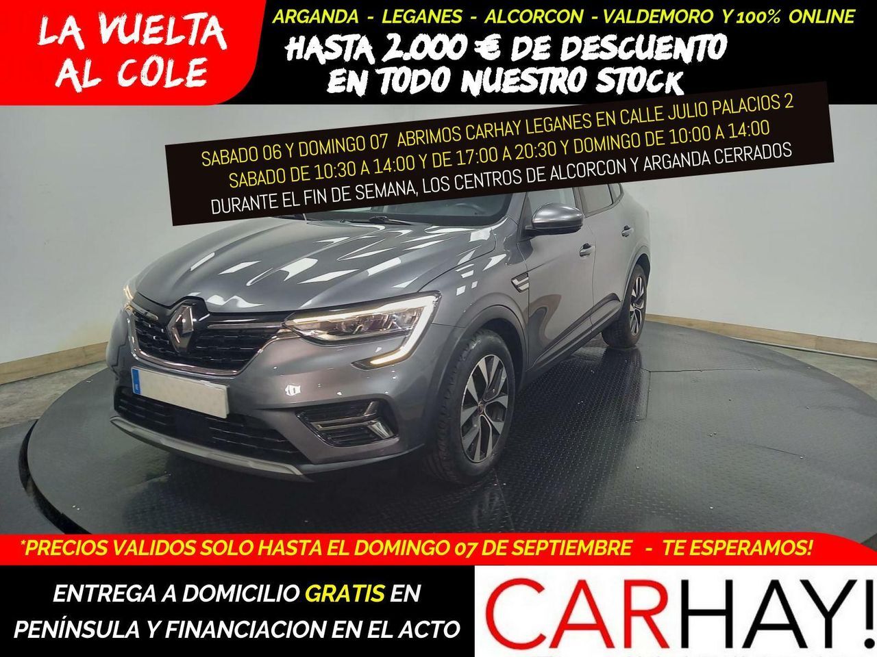RENAULT Arkana (BUSINESS 1.6 T-TECH HYBRID  BVA6 E6D 145) en Madrid