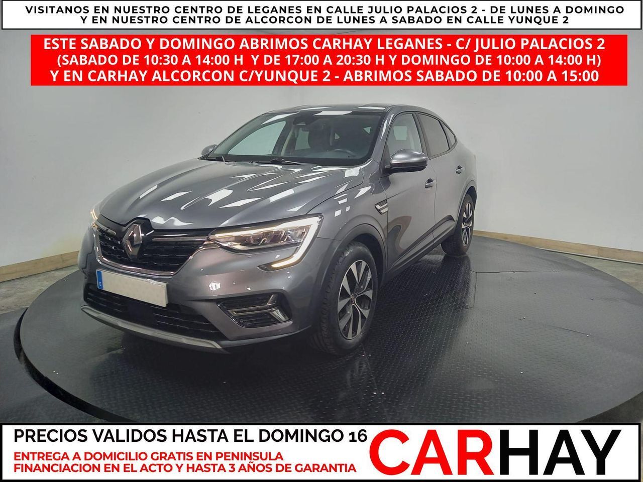 RENAULT Arkana (BUSINESS 1.6 T-TECH HYBRID  BVA6 E6D 145) en Madrid