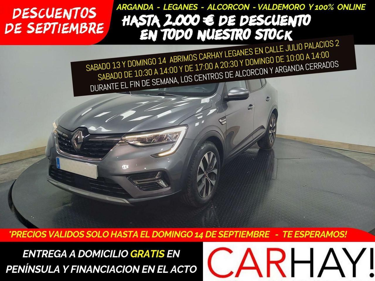 RENAULT Arkana (BUSINESS 1.6 T-TECH HYBRID  BVA6 E6D 145) en Madrid
