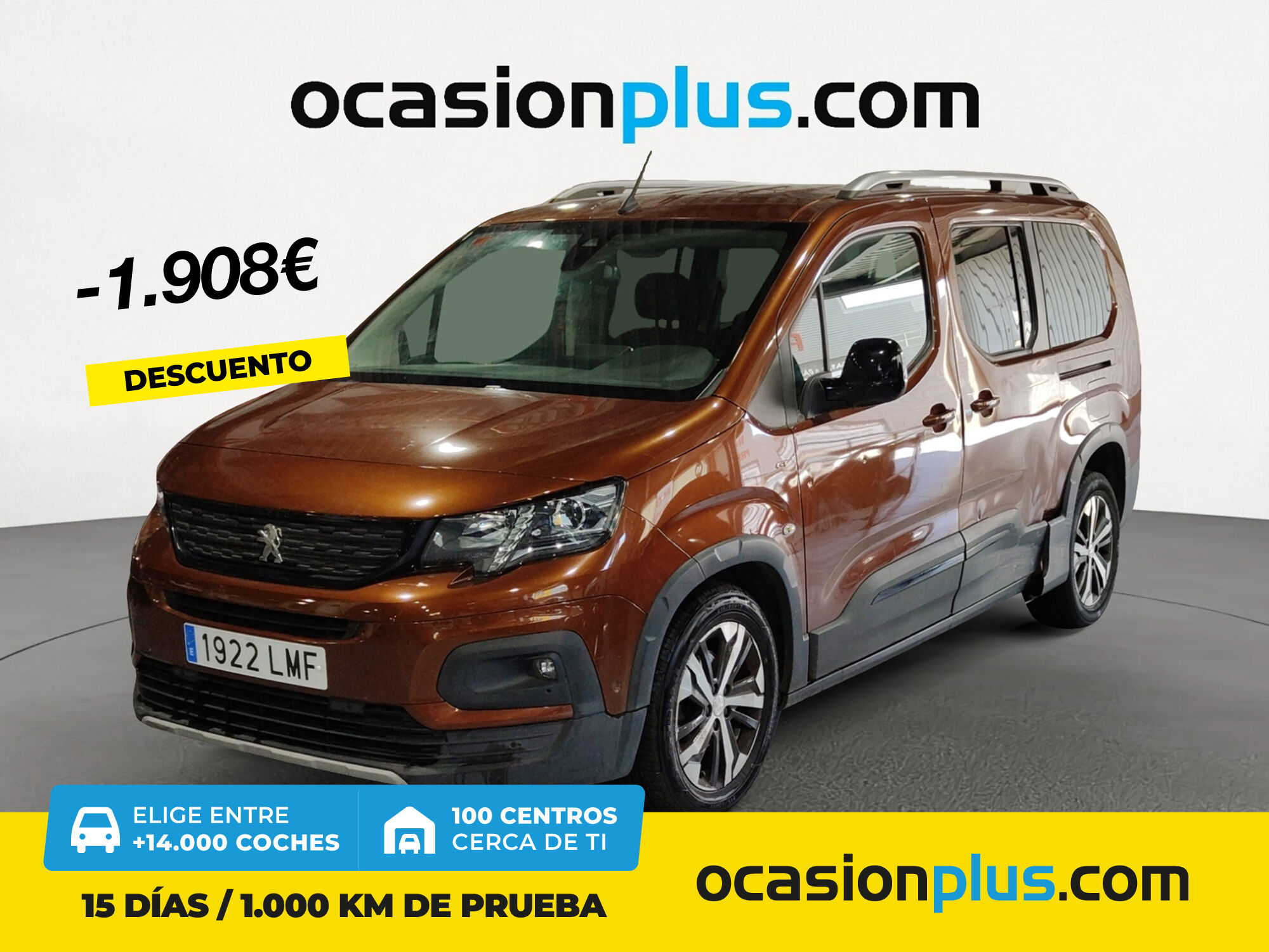 PEUGEOT Rifter (BlueHDi 130 GT Long 96 kW (130 CV) 7 plazas) en Madrid