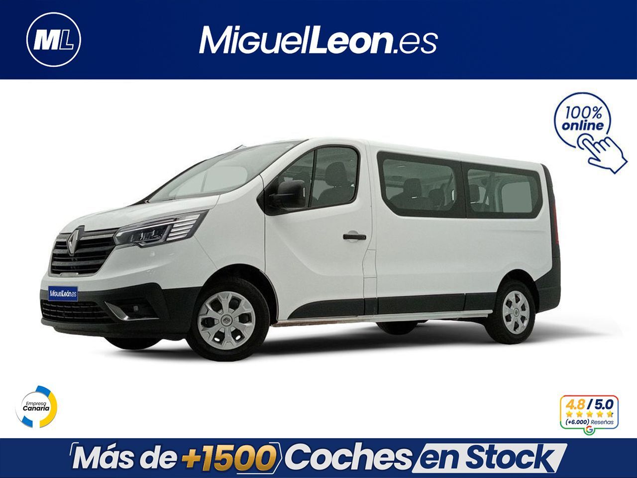 RENAULT Trafic Combi (110CV DCI 2.0 L2H1) en Palmas, Las