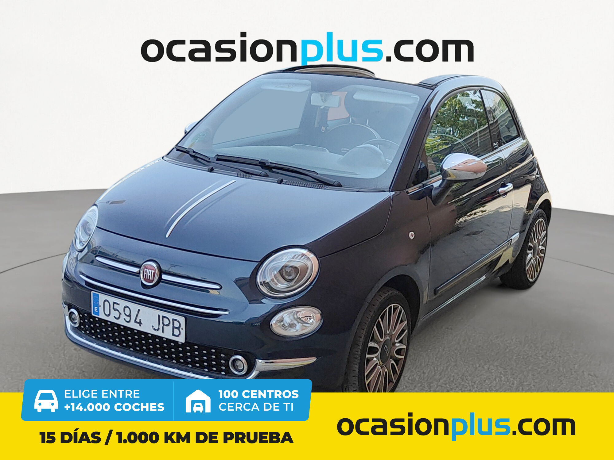 FIAT 500 (1.2 8v Cabrio Lounge 51 kW (69 CV)) en Madrid