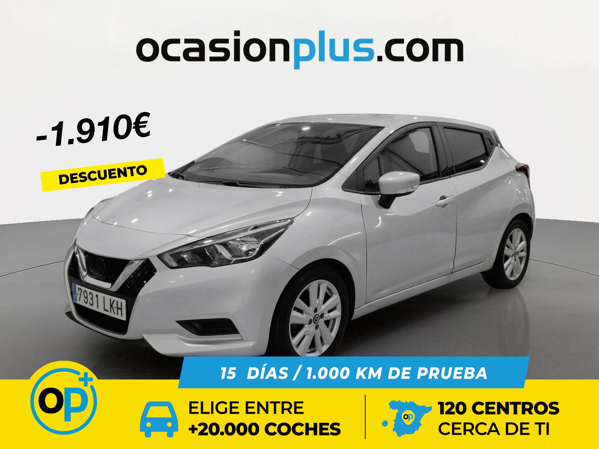 NISSAN Micra (IG-T 100 Acenta CVT 74 kW (100 CV)) en Madrid