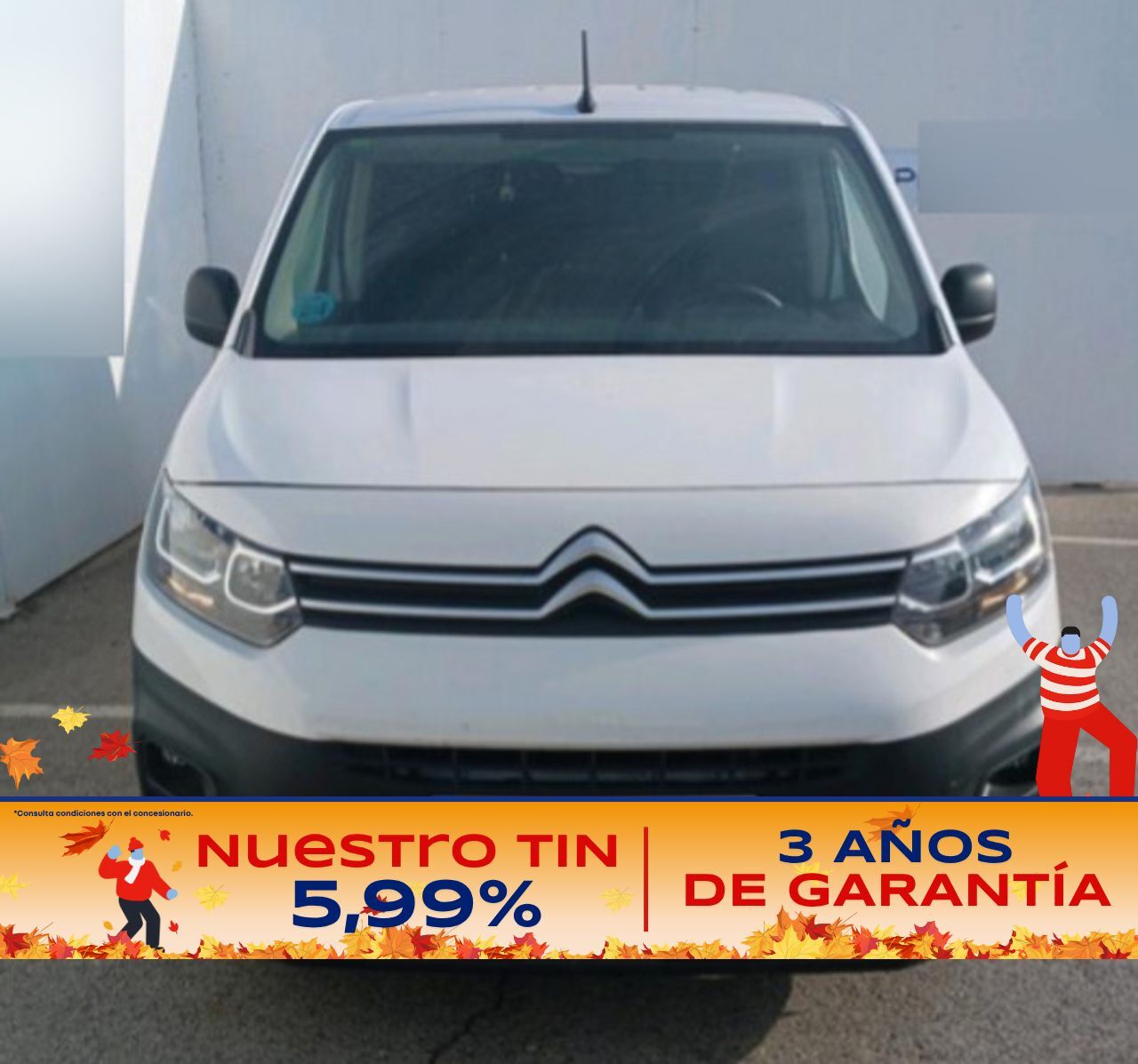 CITROEN Berlingo (Van BlueHDi S&S Talla M Control 100) en Madrid