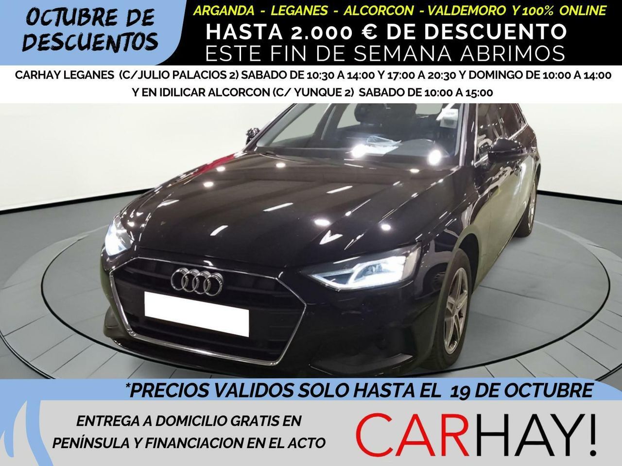 AUDI A4 (AVANT 2.0 30 TDI 100KW S TR BUSINESS ED) en Madrid