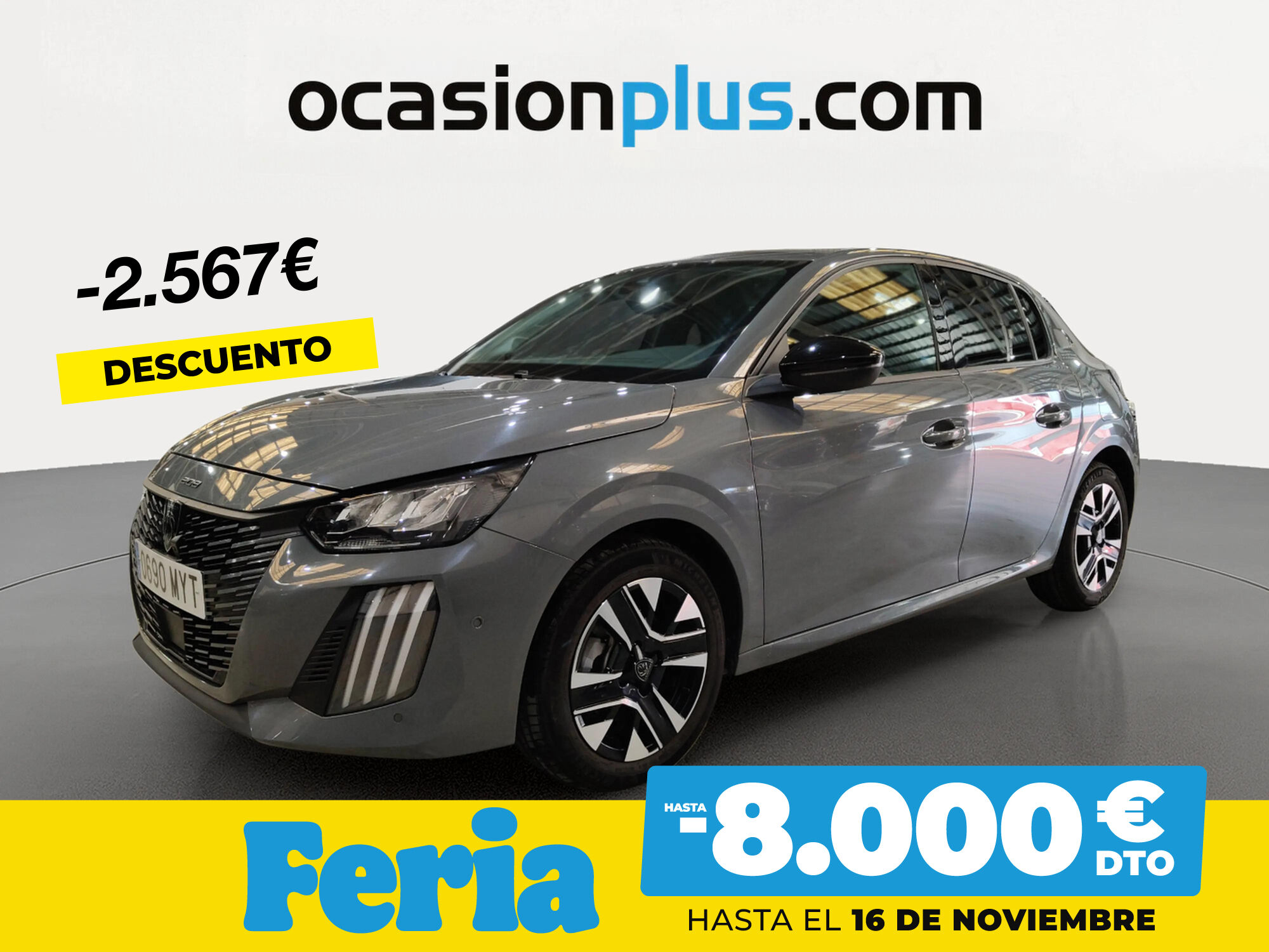PEUGEOT 208 (Allure Hybrid eDCS6 75 kW (100 CV)) en Madrid