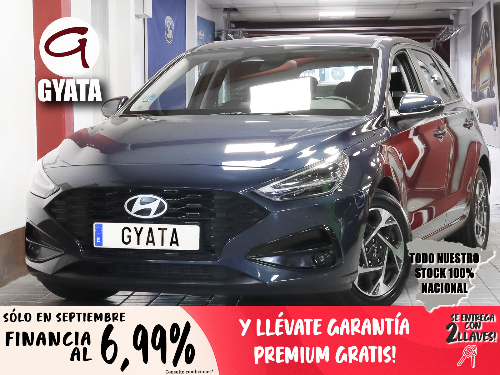 HYUNDAI i30 (1.0 TGDI 48V Klass 74 kW (100 CV)) en Madrid