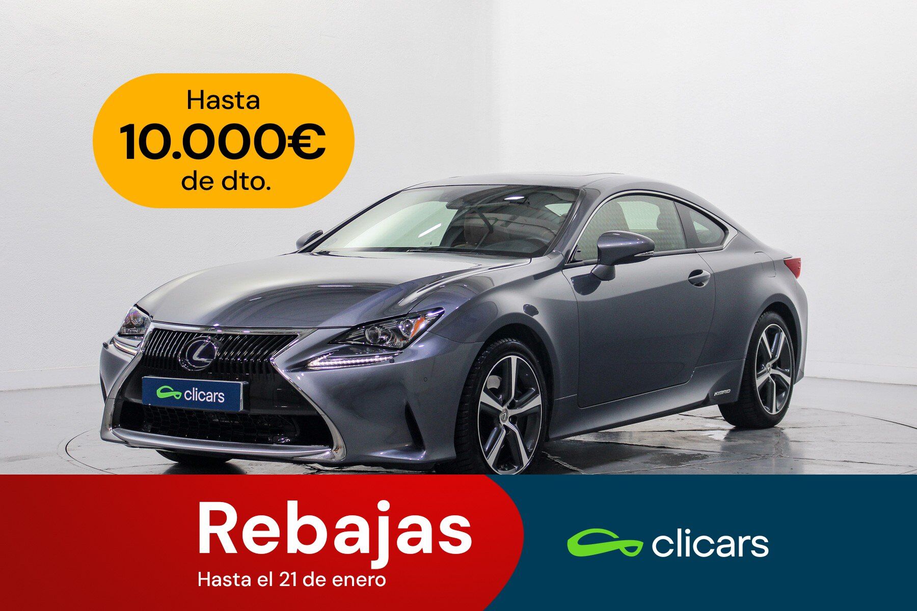 LEXUS RC (RC 300h Executive Navigation) en Madrid