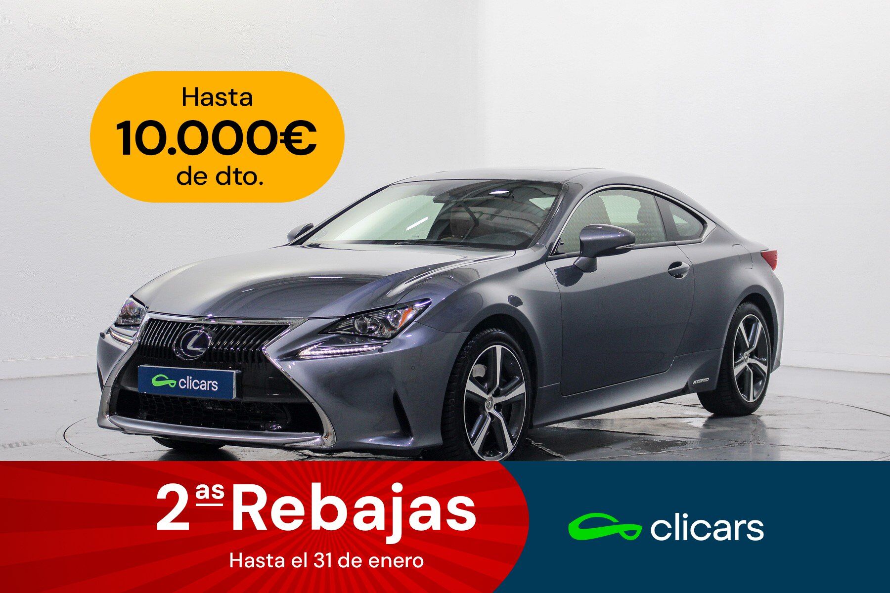 LEXUS RC (RC 300h Executive Navigation) en Madrid