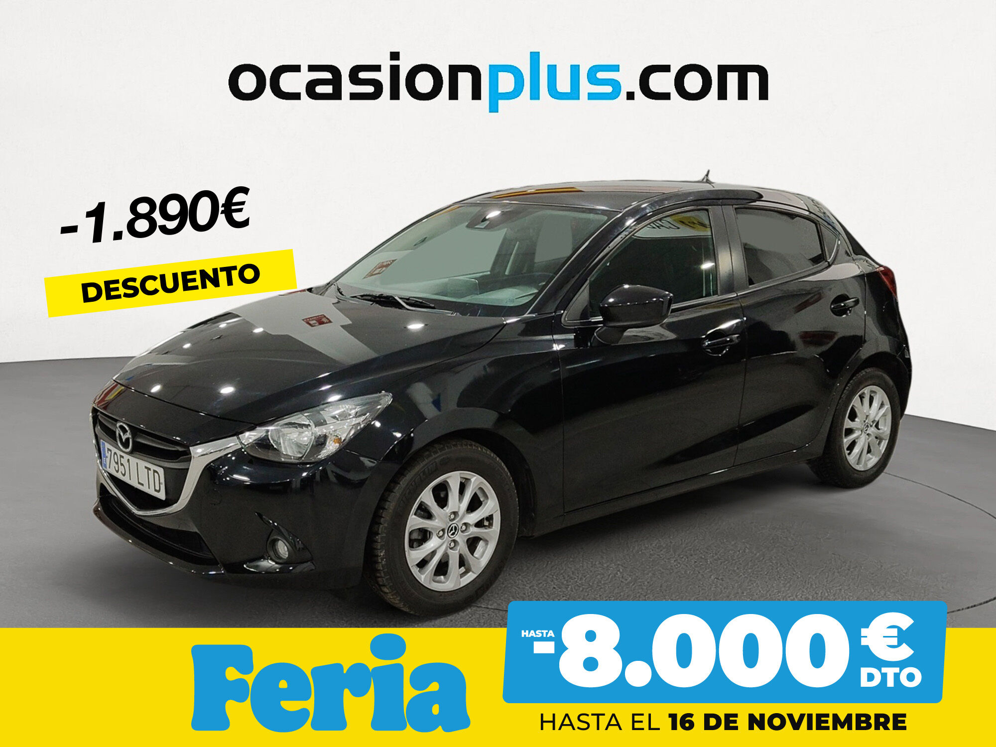 MAZDA Mazda2 (1.5 GE Style+ 66 kW (90 CV)) en Madrid