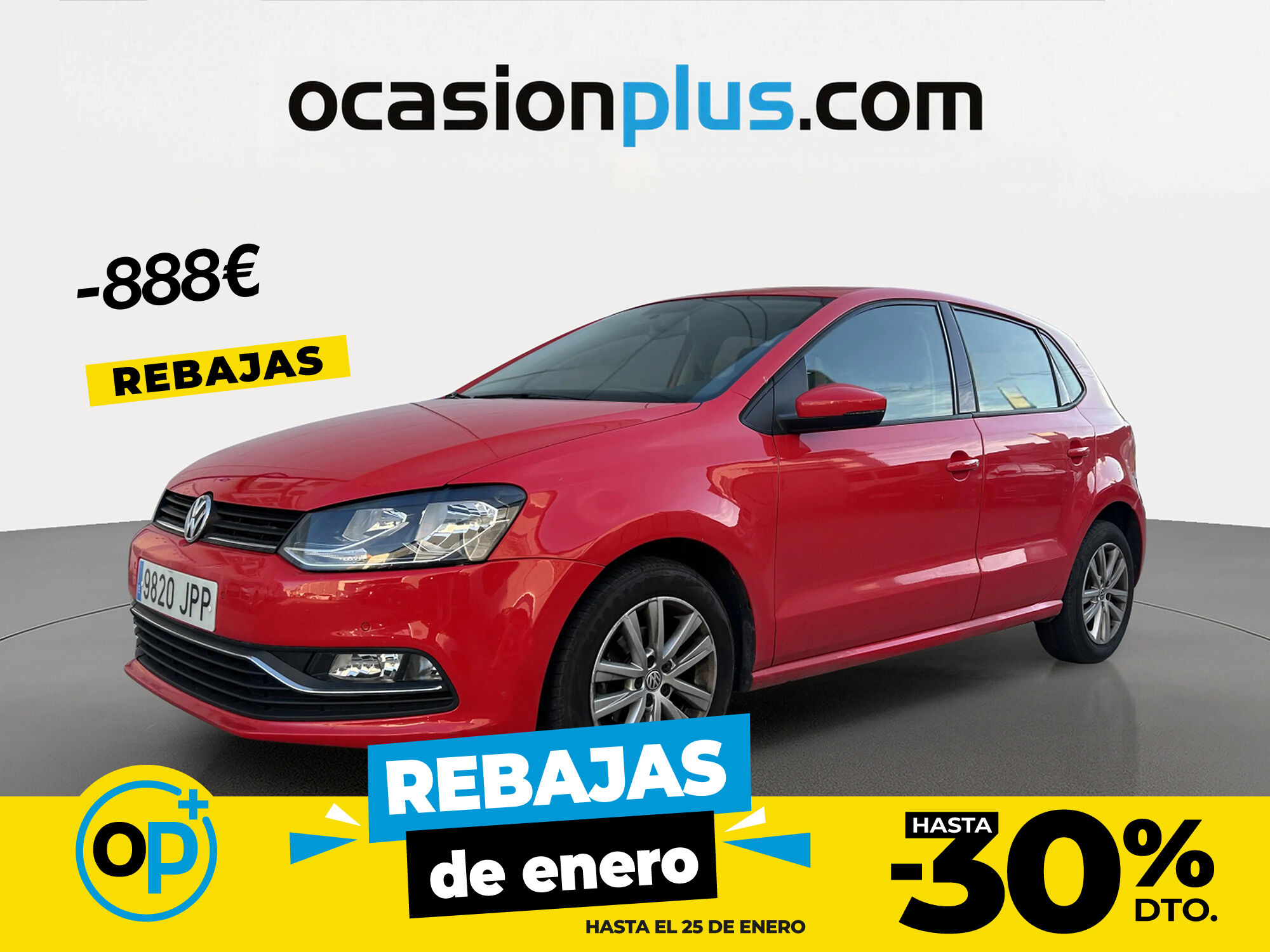 VOLKSWAGEN Polo (A-Polo Plus 1.2 TSI BMT 66 kW (90 CV)) en Madrid