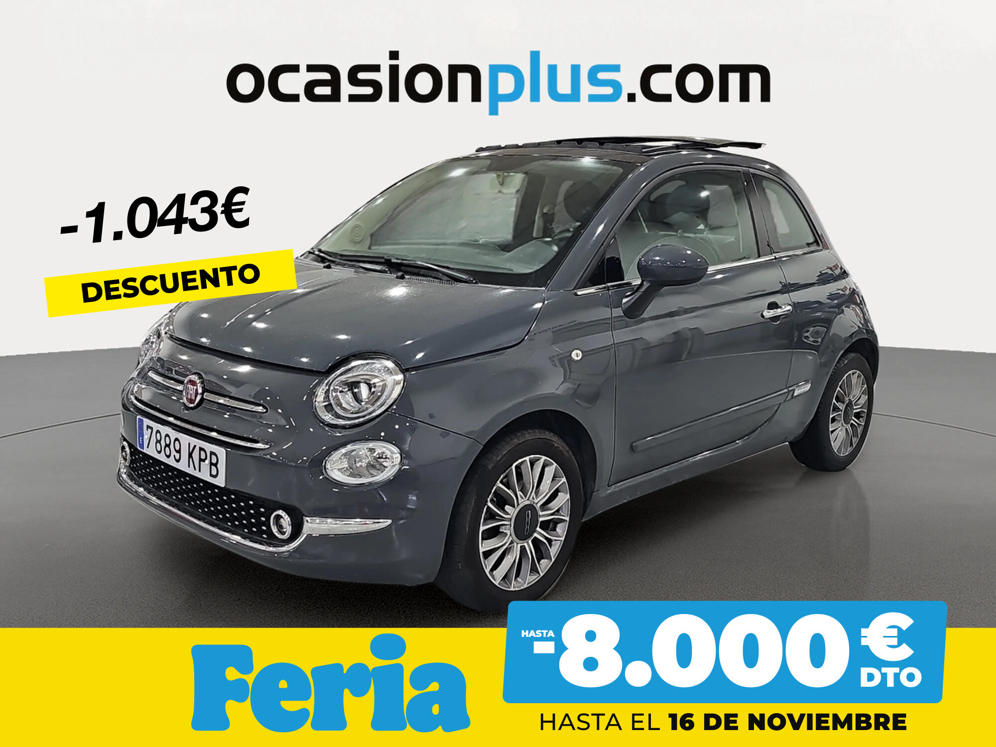 FIAT 500 (1.2 8v Lounge 51 kW (69 CV)) en Madrid