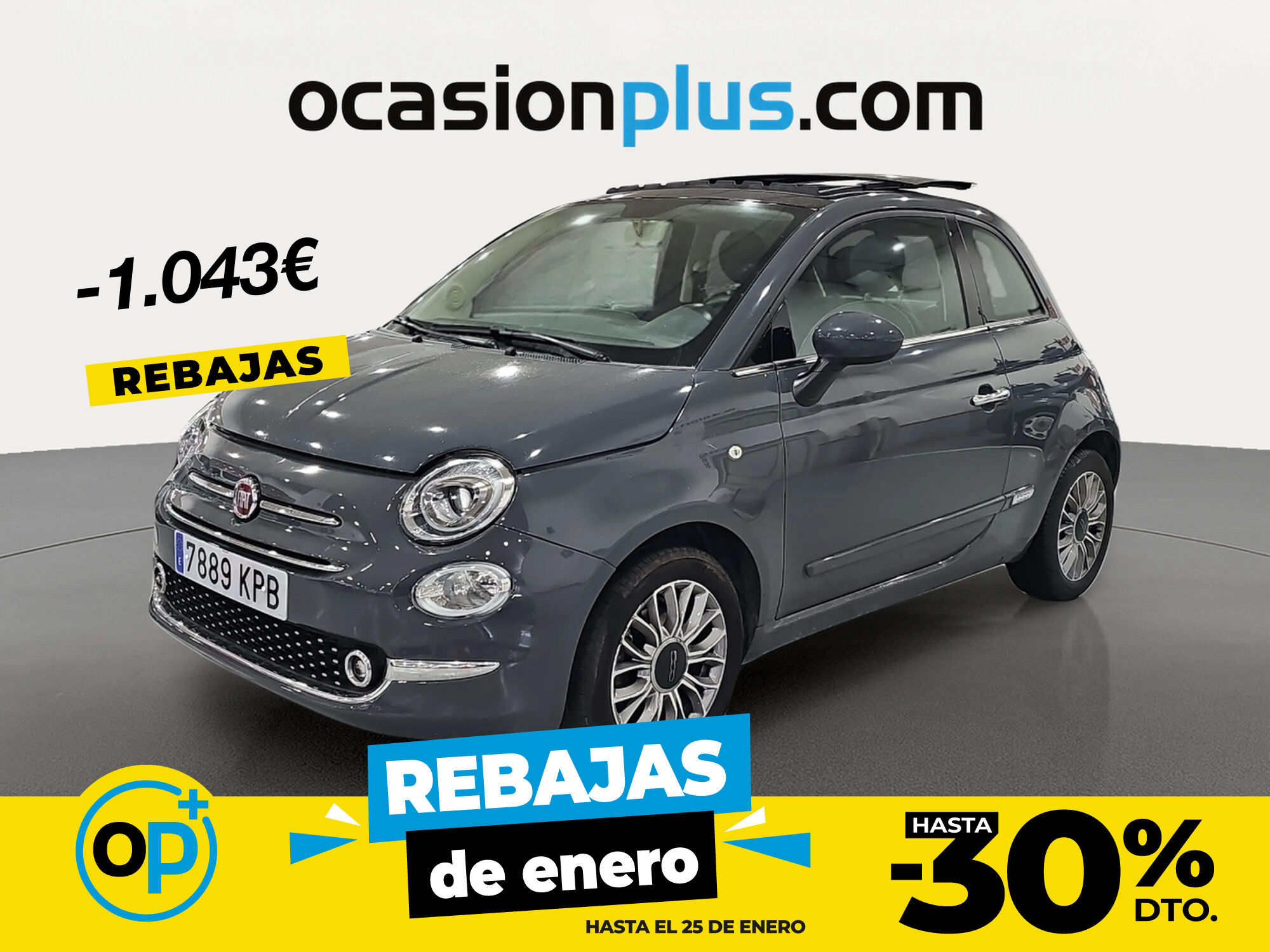 FIAT 500 (1.2 8v Lounge 51 kW (69 CV)) en Madrid