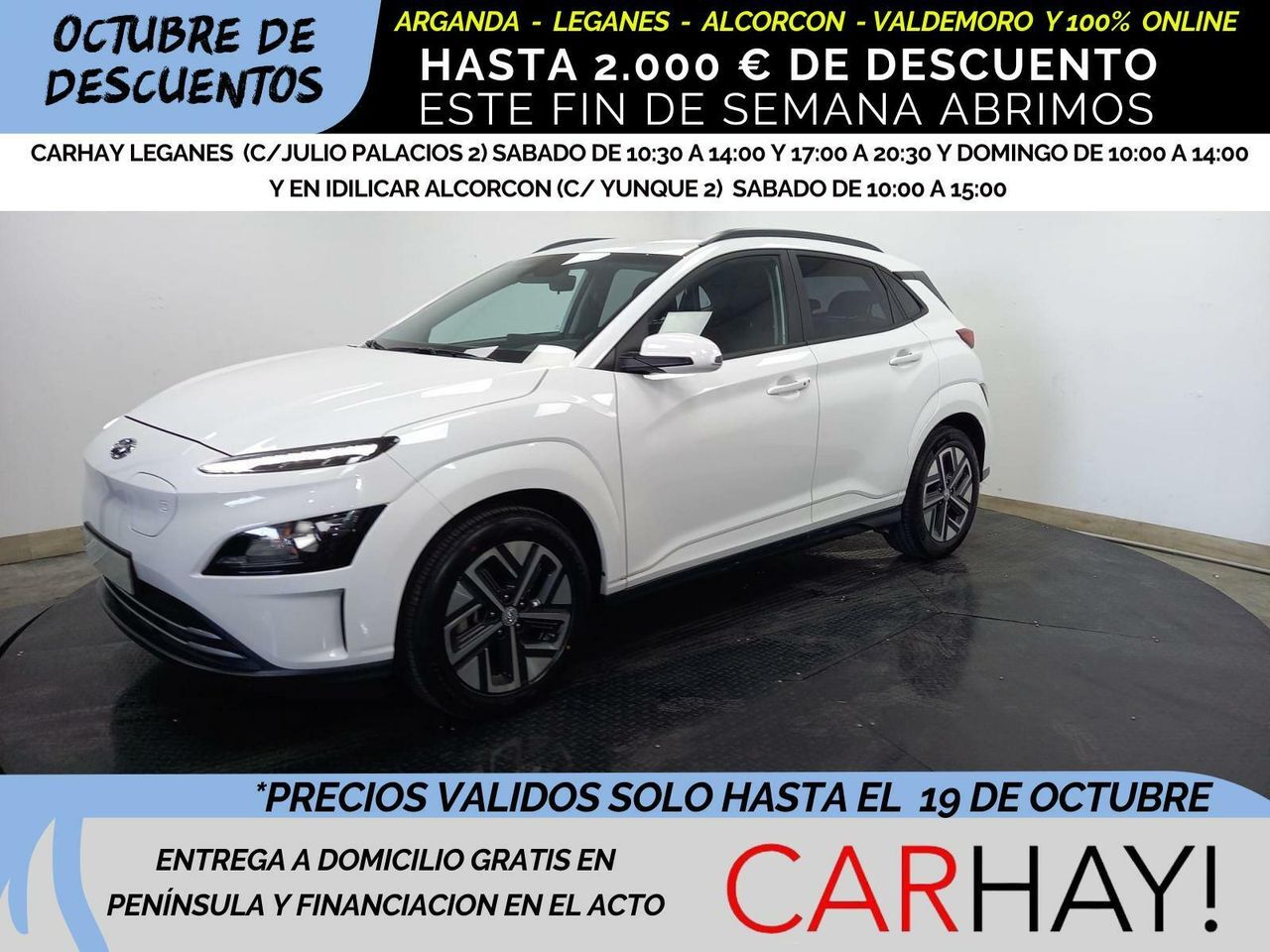 HYUNDAI Kona (TODOTERRENO 150KW EV MAXX) en Madrid