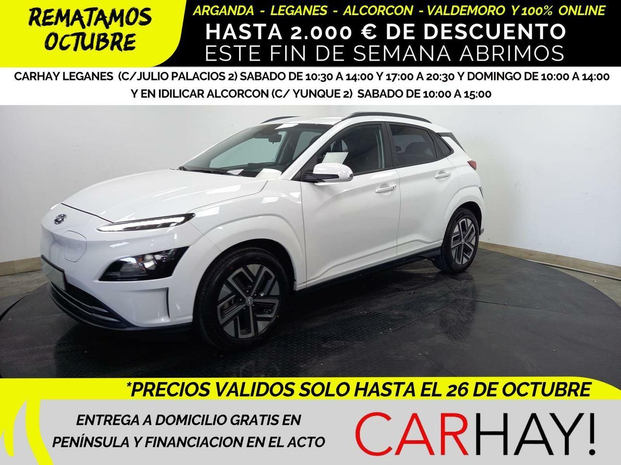 HYUNDAI Kona (TODOTERRENO 150KW EV MAXX) en Madrid