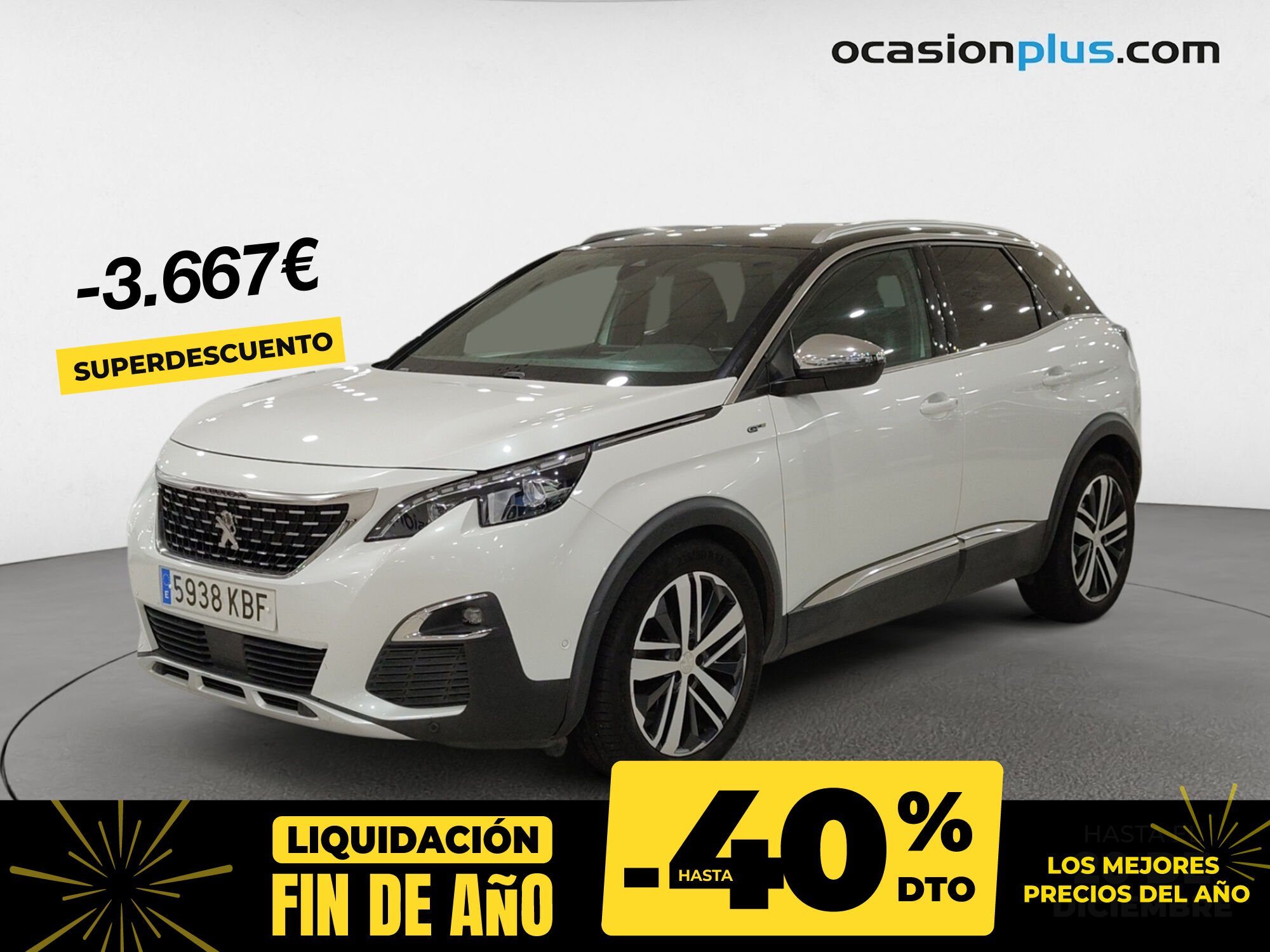 PEUGEOT 3008 (BlueHDi 180 S&S GT EAT6 133 kW (180 CV)) en Madrid