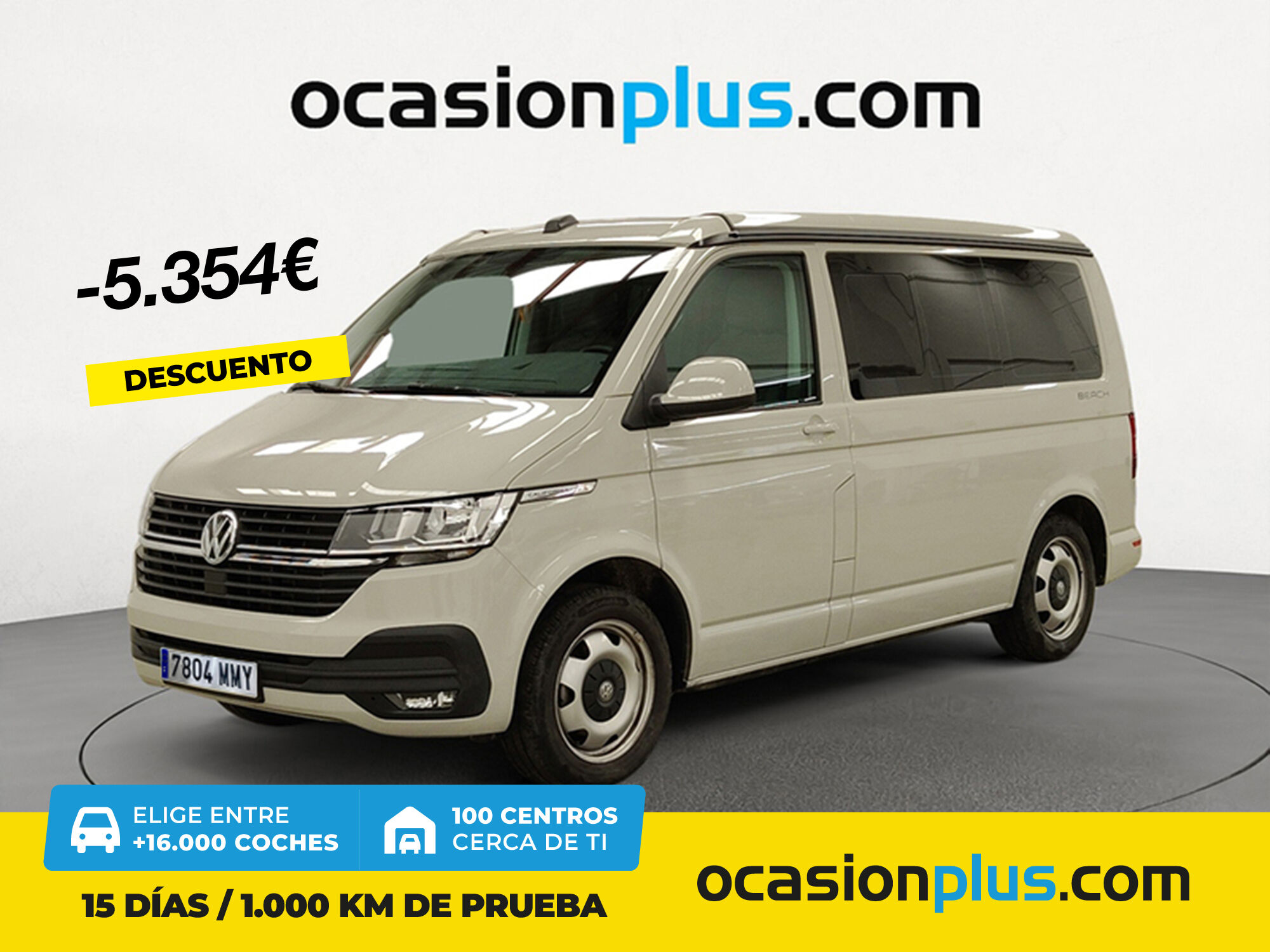 VOLKSWAGEN California (Outdoor Beach Camper 2.0 TDI 110 kW (150 CV)) en Mad