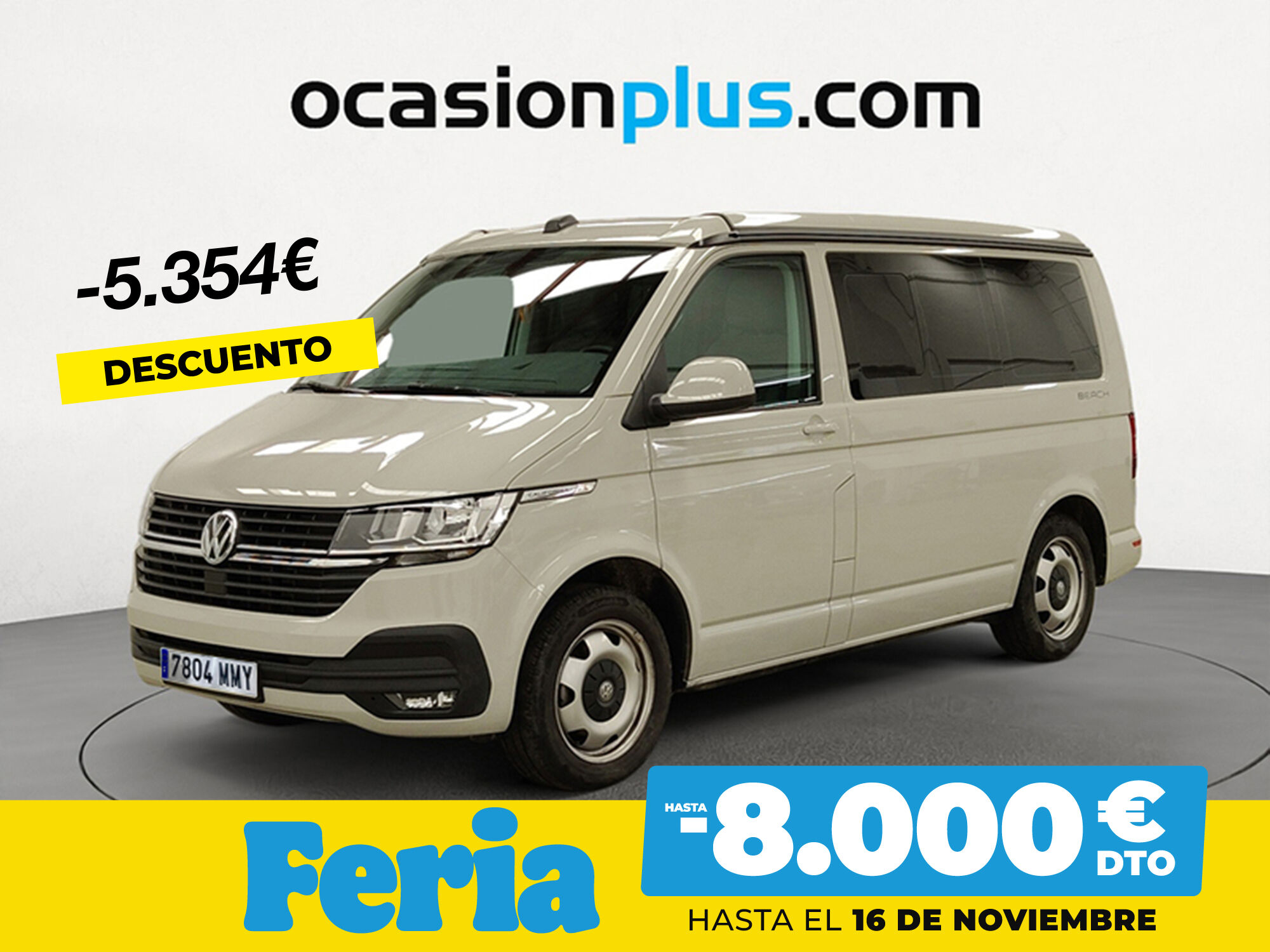 VOLKSWAGEN California (Outdoor Beach Camper 2.0 TDI 110 kW (150 CV)) en Mad