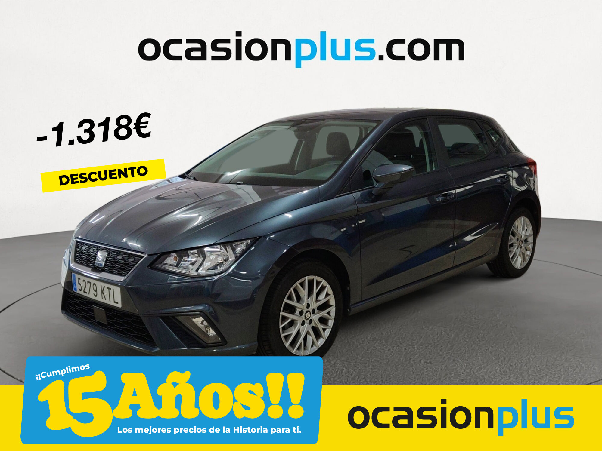 SEAT Ibiza (1.0 MPI Style Plus 59 kW (80 CV)) en Madrid