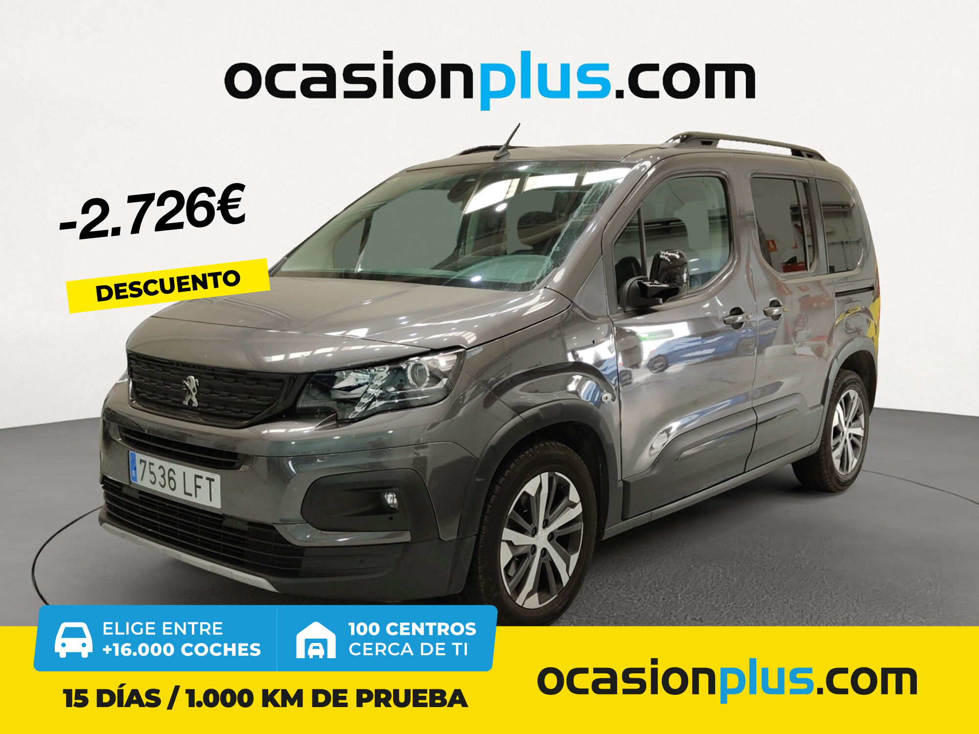 PEUGEOT Rifter (BlueHDi 130 GT Line Standard EAT8 96 kW (130 CV)) en Madrid