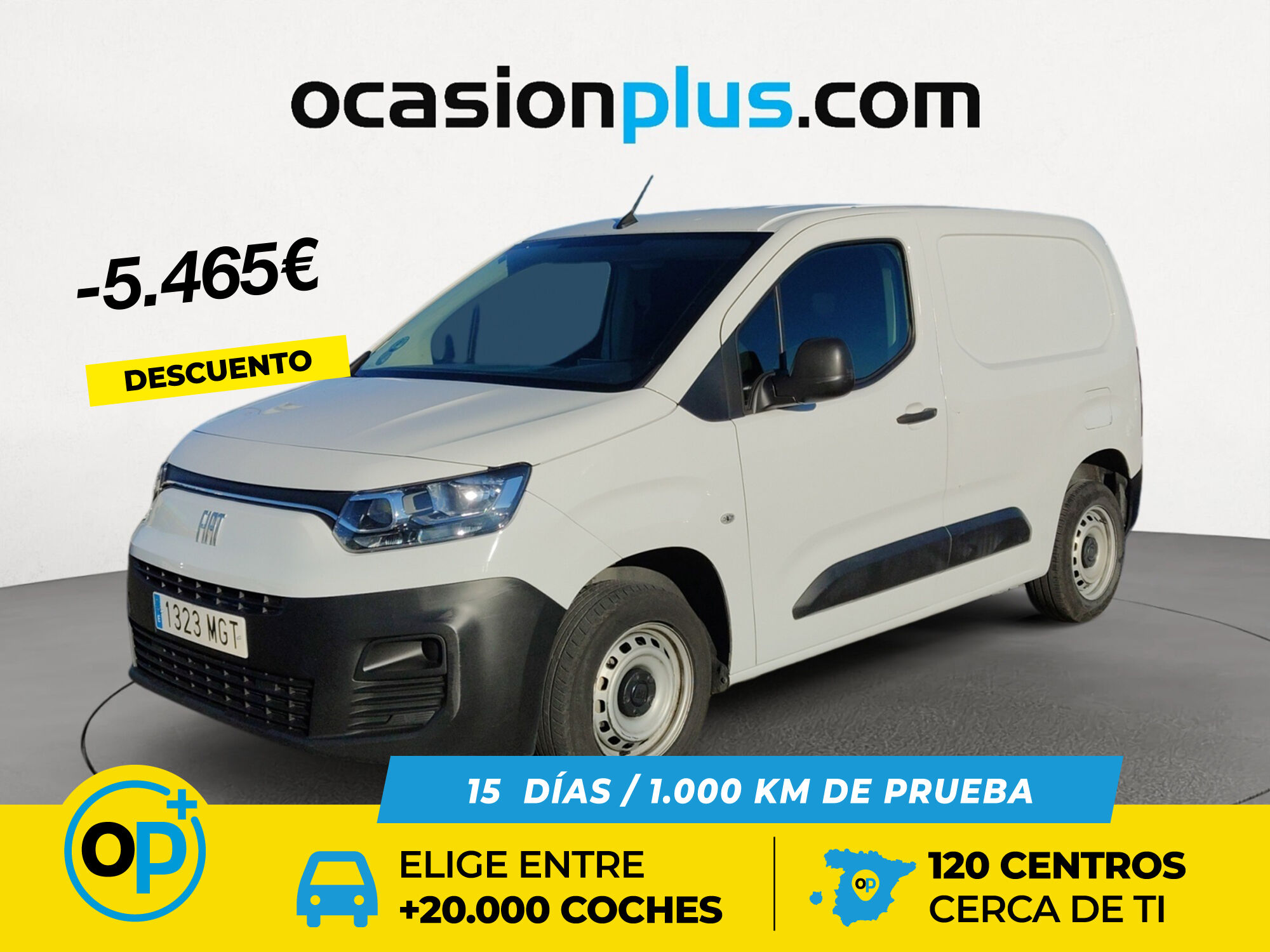 FIAT Dobló (Furgón BlueHDi 100 650kg L1 75 kW (102 CV)) en Madrid