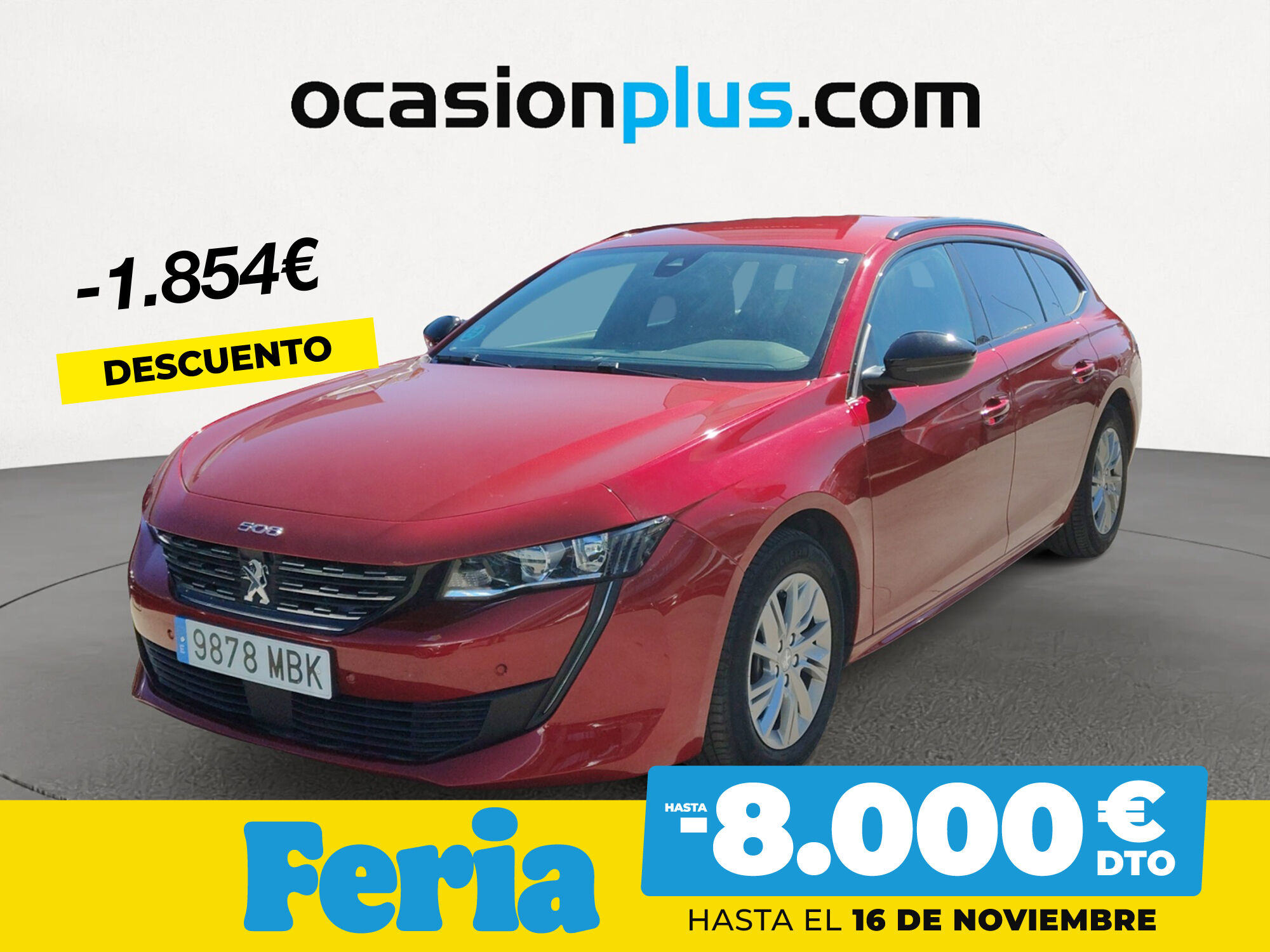 PEUGEOT 508 (BlueHDi 130 S&S Active Pack EAT8 96 kW (130 CV)) en Madrid