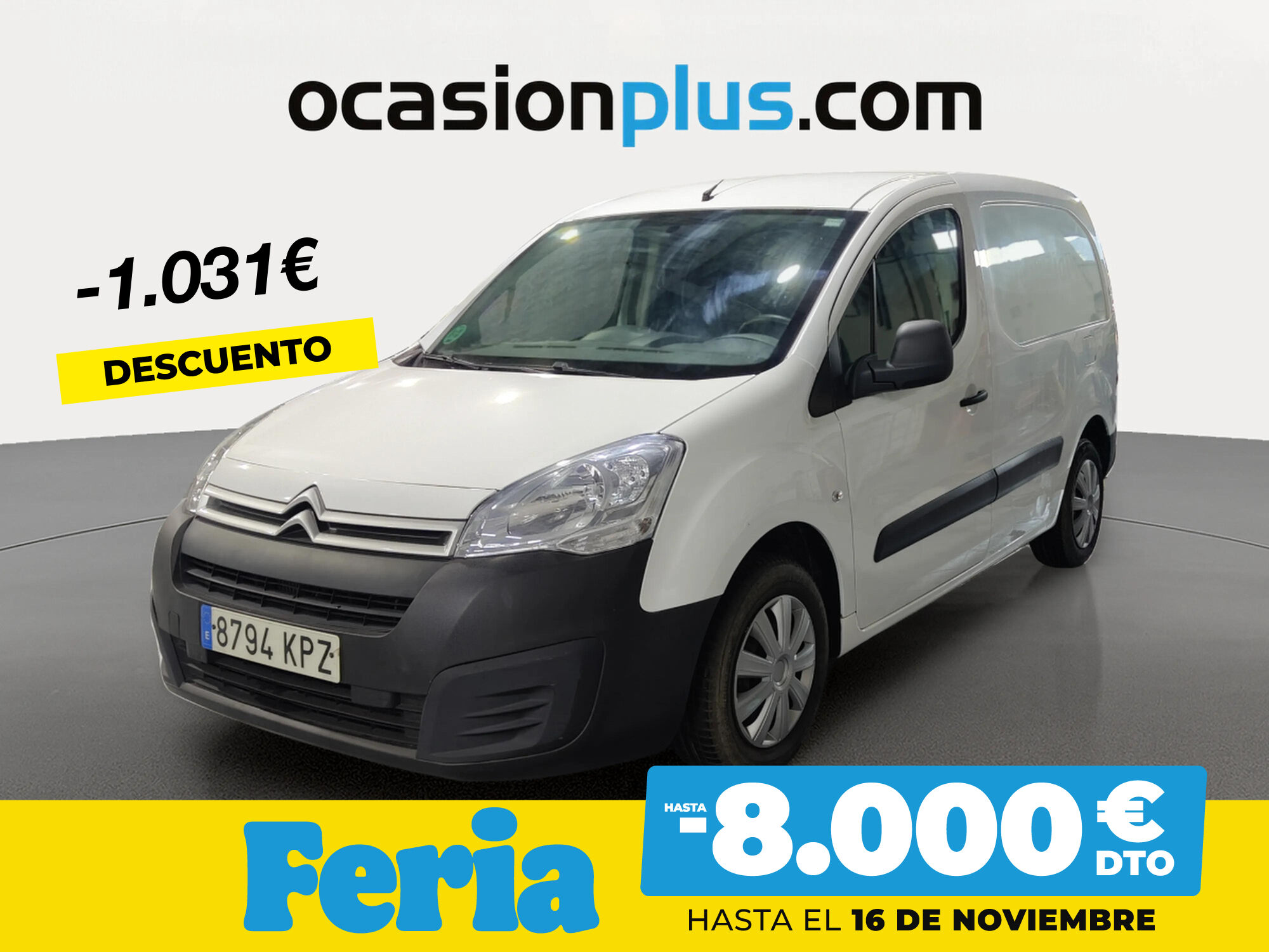 CITROEN Berlingo (Furgon BlueHDi 100 Club 74 kW (100 CV)) en Madrid