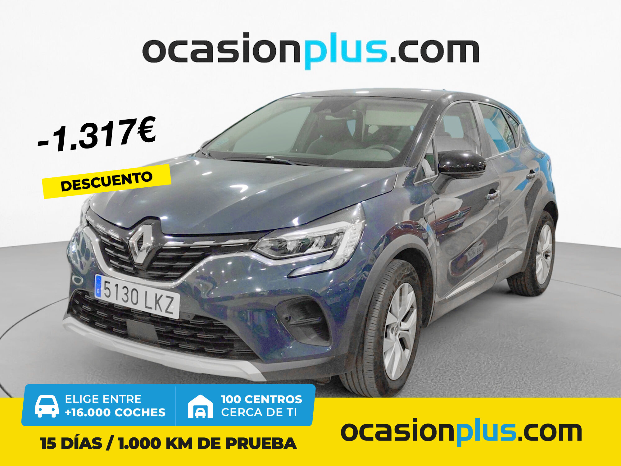RENAULT Captur (Intens TCe 74 kW (100 CV)) en Madrid