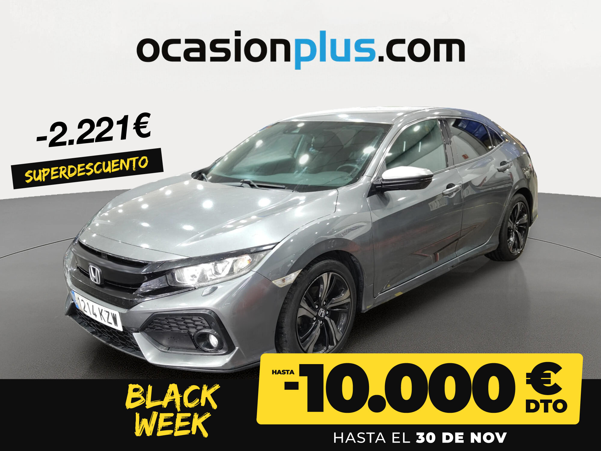 HONDA Civic (1.0 I-VTEC TURBO Elegance Navi CVT 95 kW (129 CV)) en Madrid