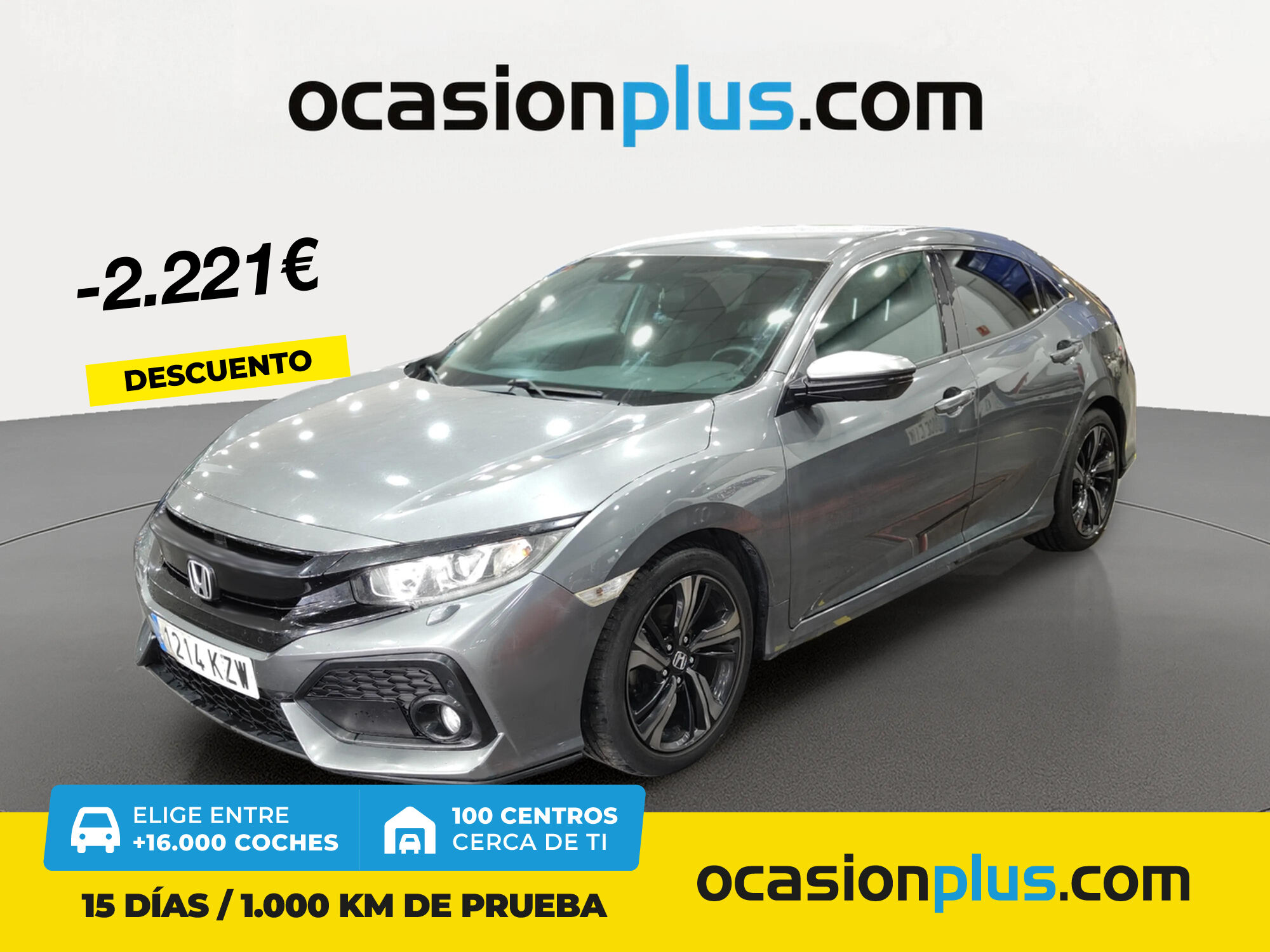 HONDA Civic (1.0 I-VTEC TURBO Elegance Navi CVT 95 kW (129 CV)) en Madrid