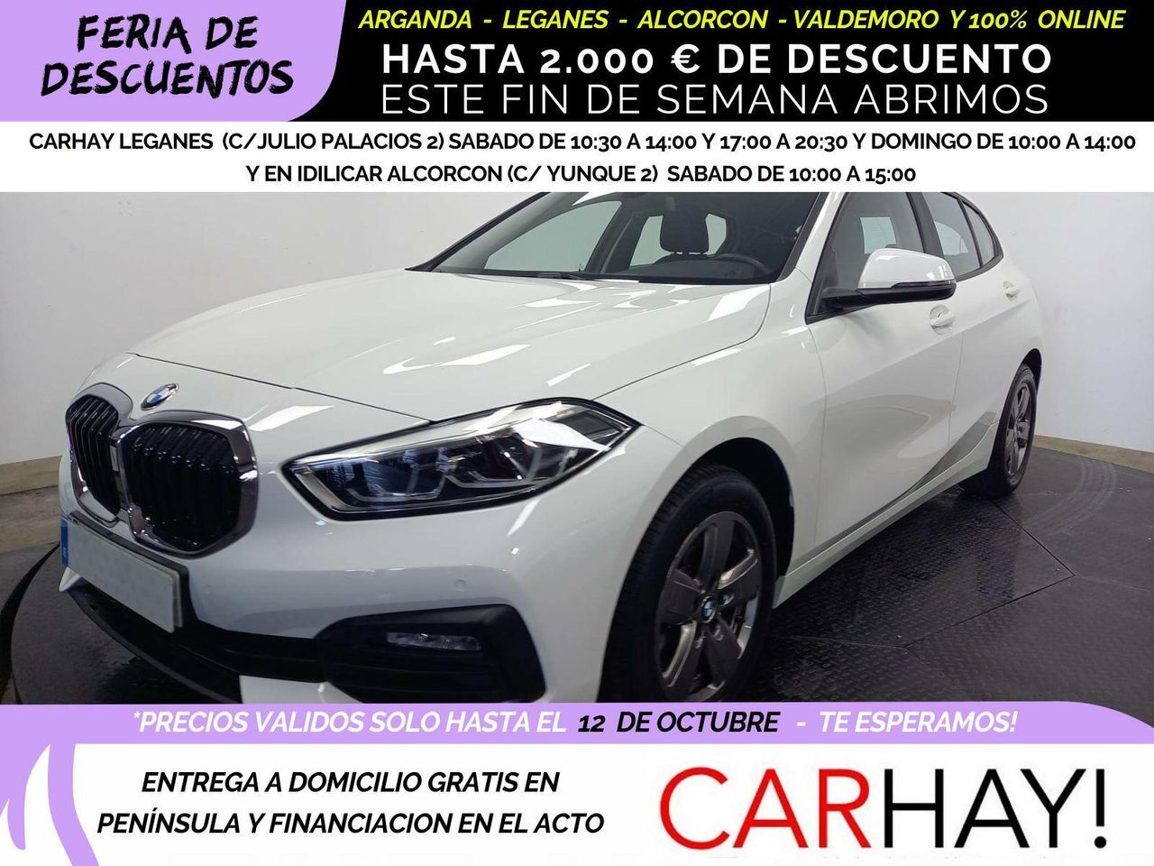 BMW Serie 1 (BERLINA 116D 1.5 115CV MT6 E6D) en Madrid