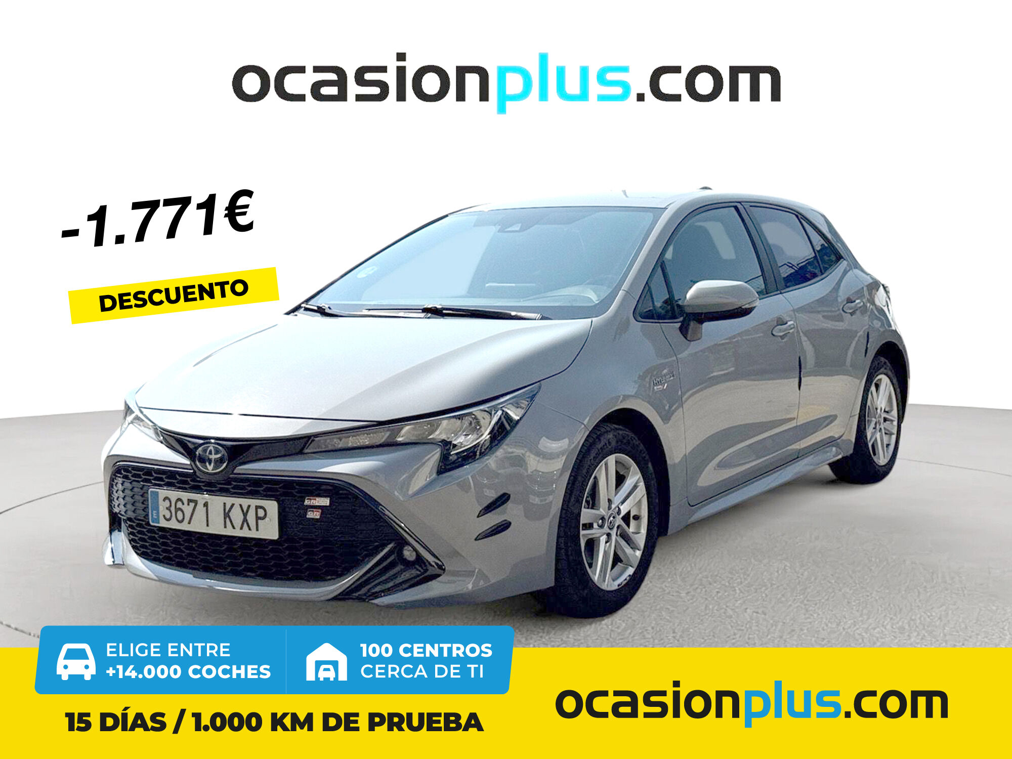 TOYOTA Corolla (1.8 125 Híbrido Active Tech E-CVT 90 kW (122 CV)) en Madrid