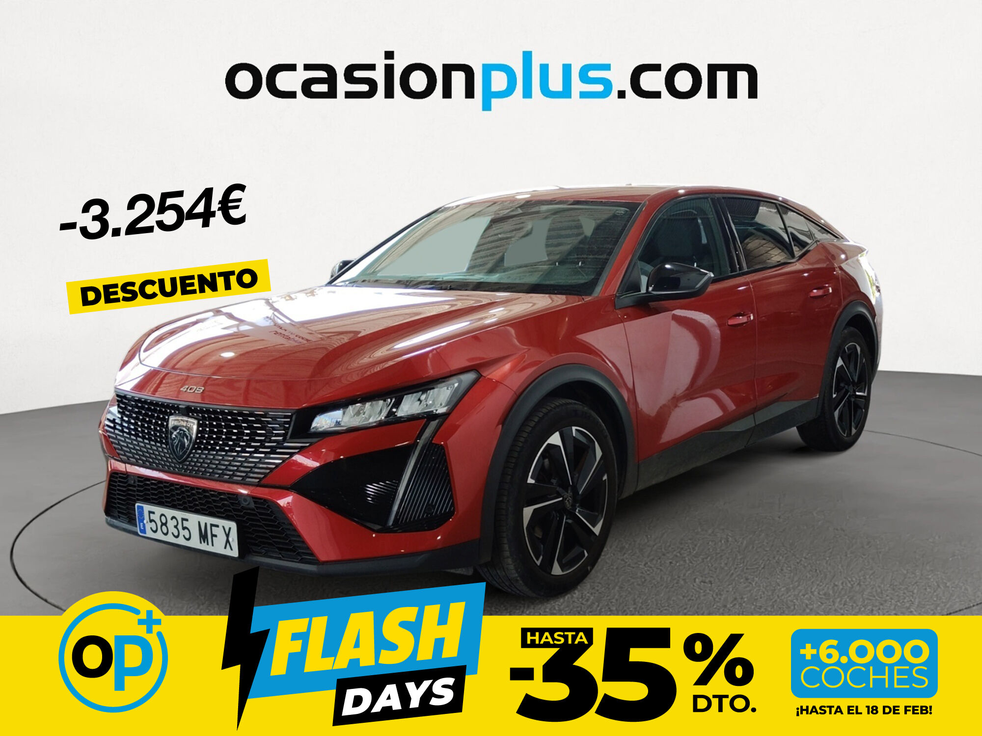 Foto del PEUGEOT 408 PureTech 130 Allure EAT8