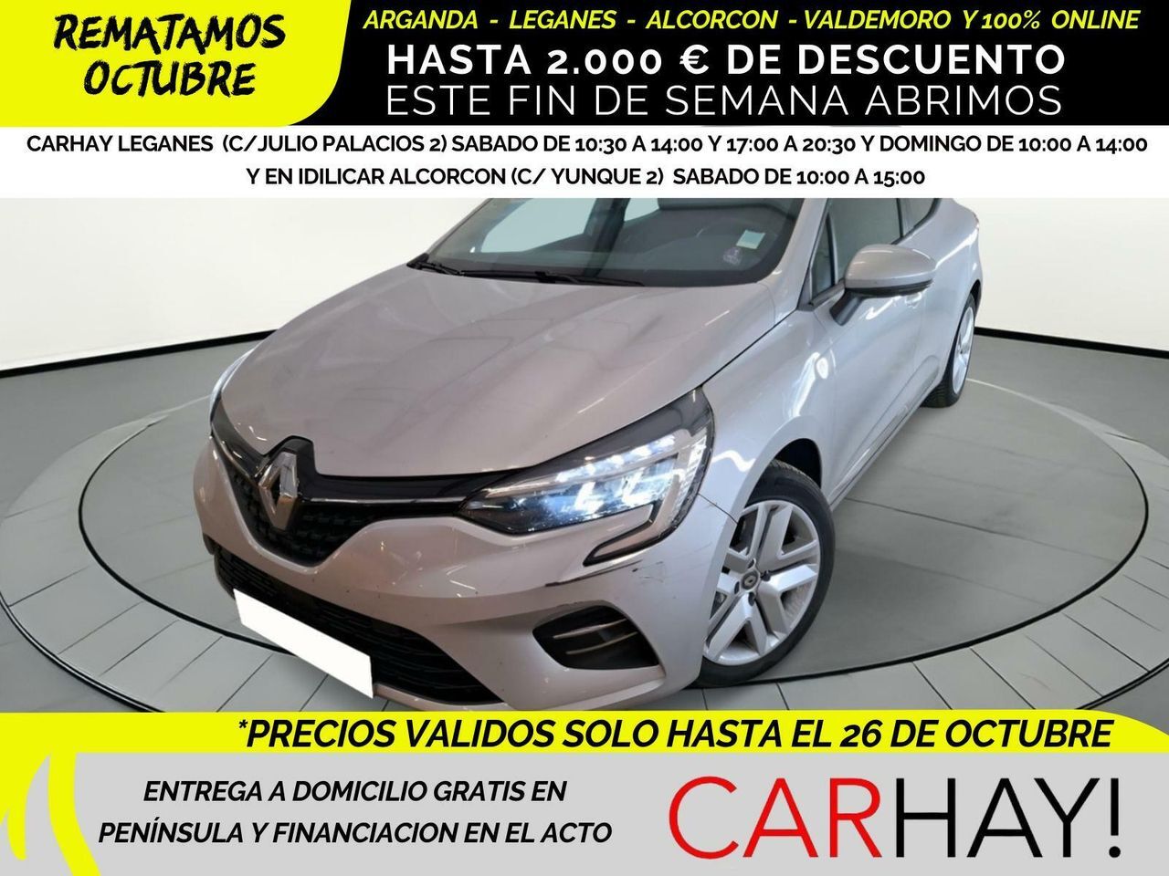RENAULT Clio (V BUSINESS 1.6 E-TECH HYBRID 140CV BVA6) en Madrid