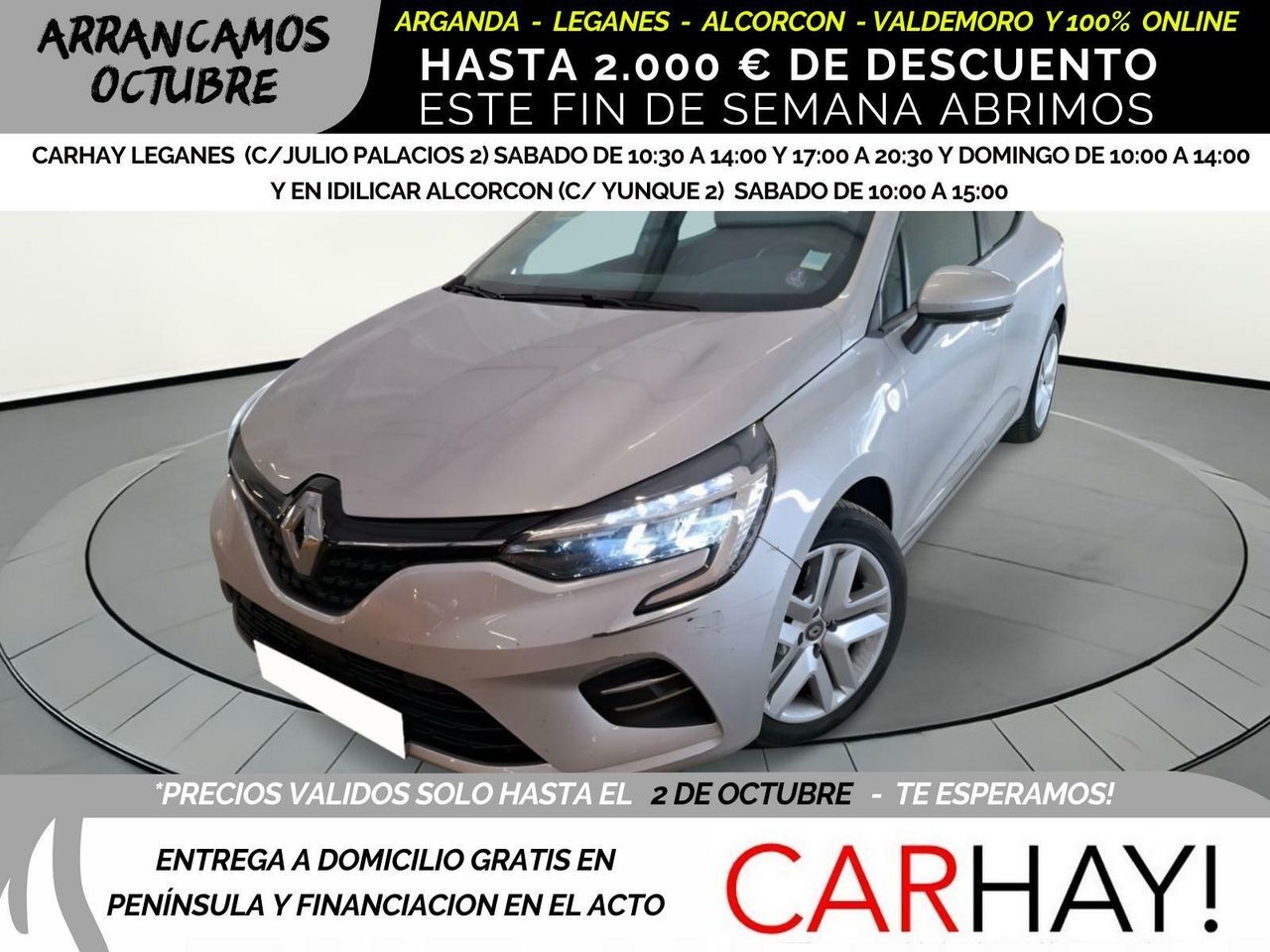RENAULT Clio (V BUSINESS 1.6 E-TECH HYBRID 140CV BVA6) en Madrid