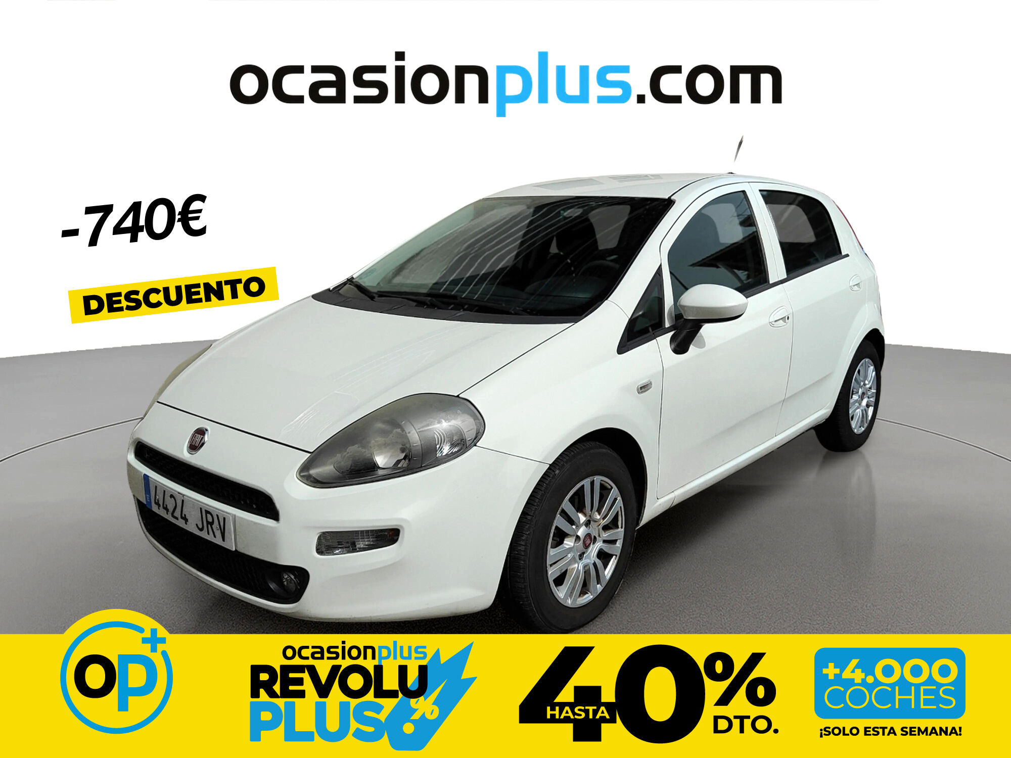 Foto del FIAT Punto 1.2 S&S Easy 51kW E6