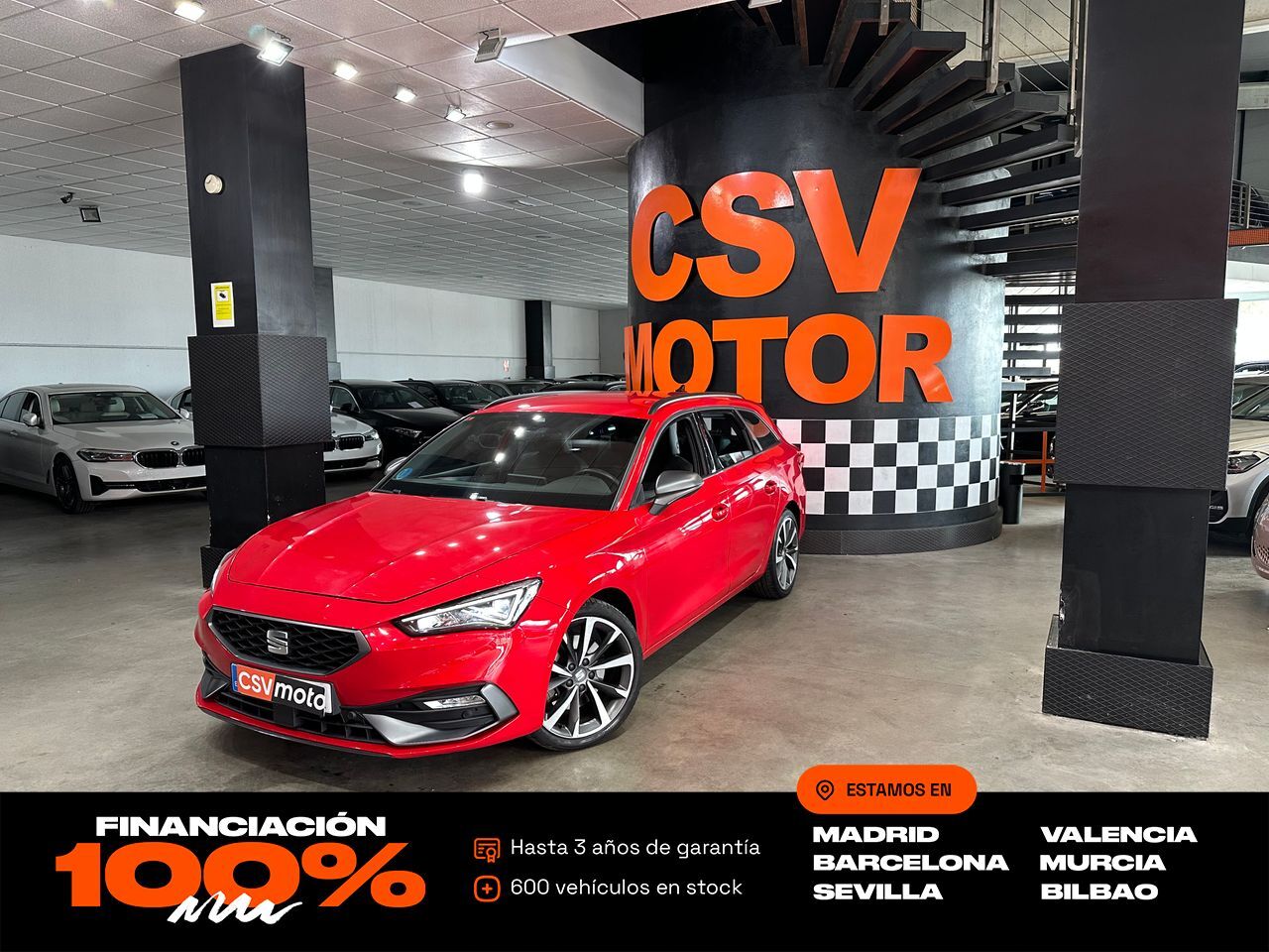 SEAT León (1.5 eTSI 110kW DSG-7 S&S FR Go L) en Madrid