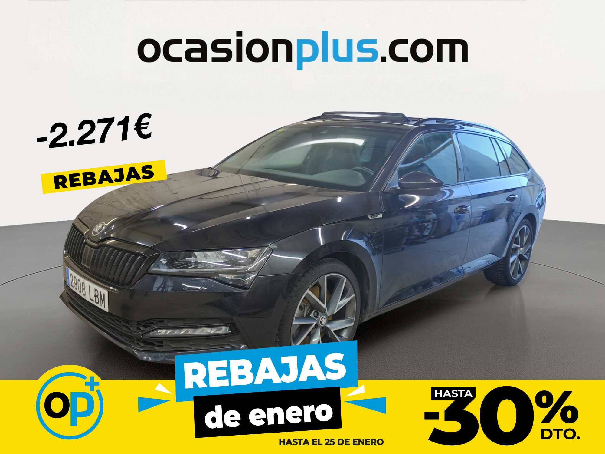 SKODA Superb (2.0 TSI Sportline 4x4 DSG 200 kW (272 CV)) en Madrid