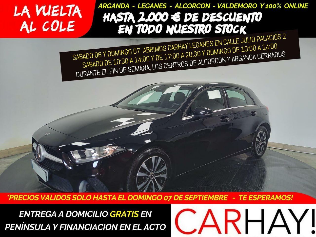 MERCEDES Clase A (180 D BUSINESS SOLUTION AUT) en Madrid