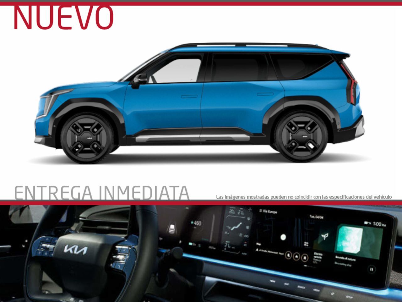KIA EV9 (GT-Line 99,8kWh 283kW AWD 7pl) en Barcelona