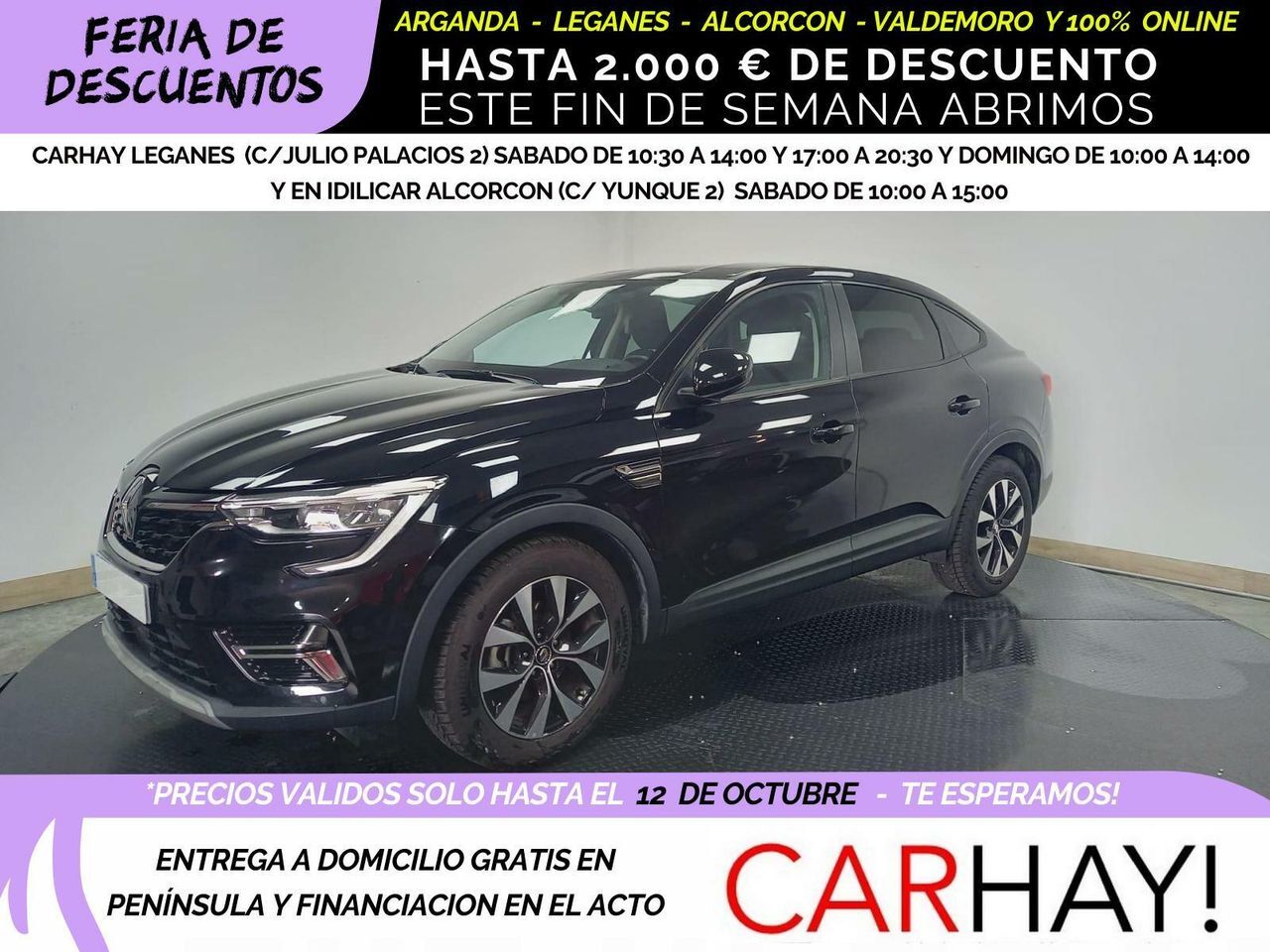 RENAULT Arkana (BUSINESS 1.6 E-TECH HYBRID  BVA6 E6D 145) en Madrid