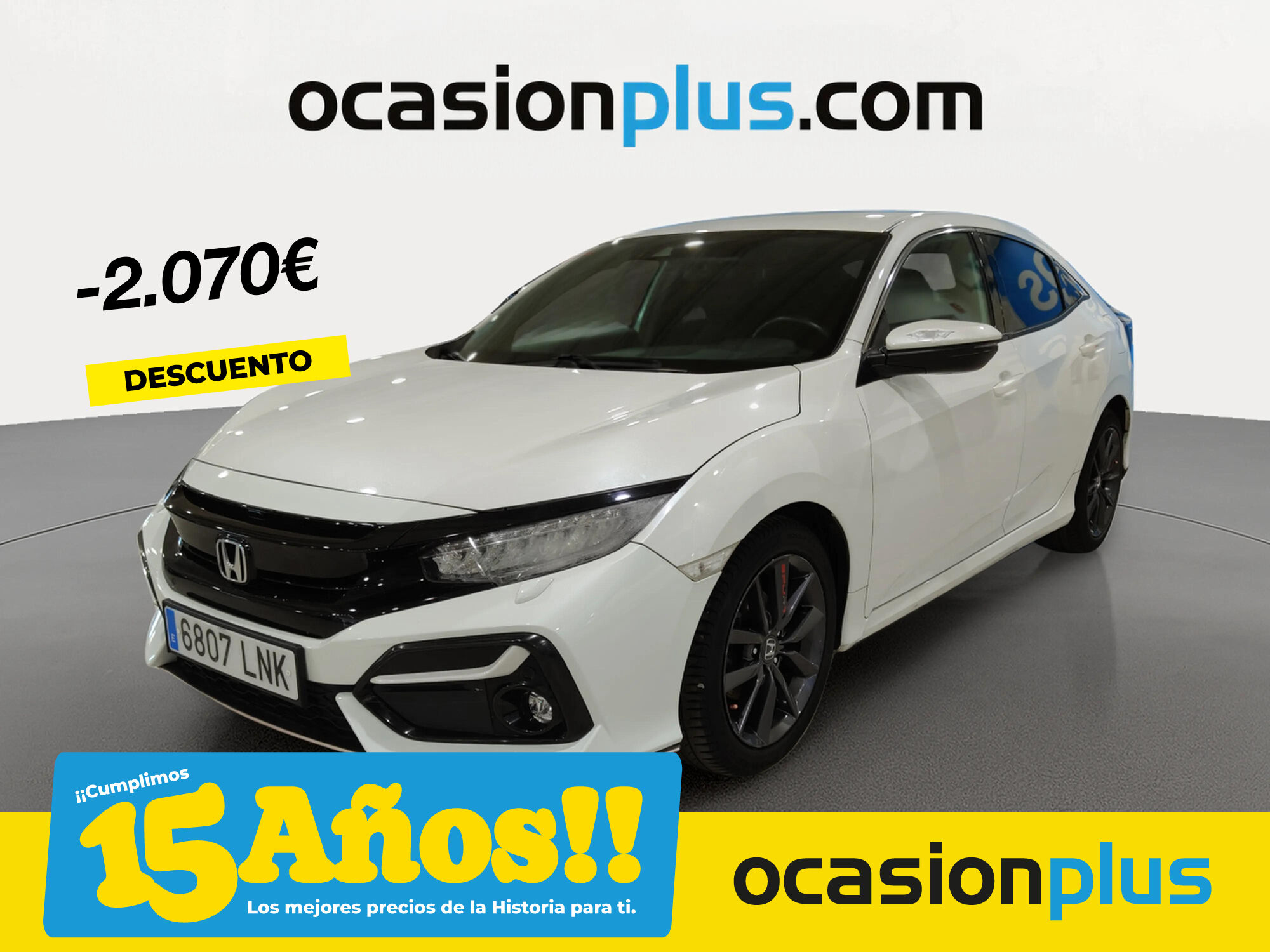 HONDA Civic (1.0 I-VTEC TURBO Elegance Nav 93 kW (126 CV)) en Madrid