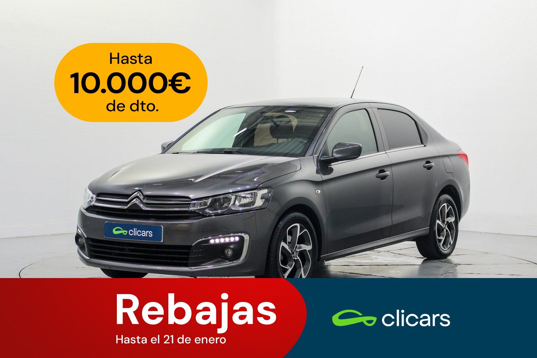 CITROEN C-Elysée (C-Elysée 1.5BlueHDi S&S Shine 100) en Madrid