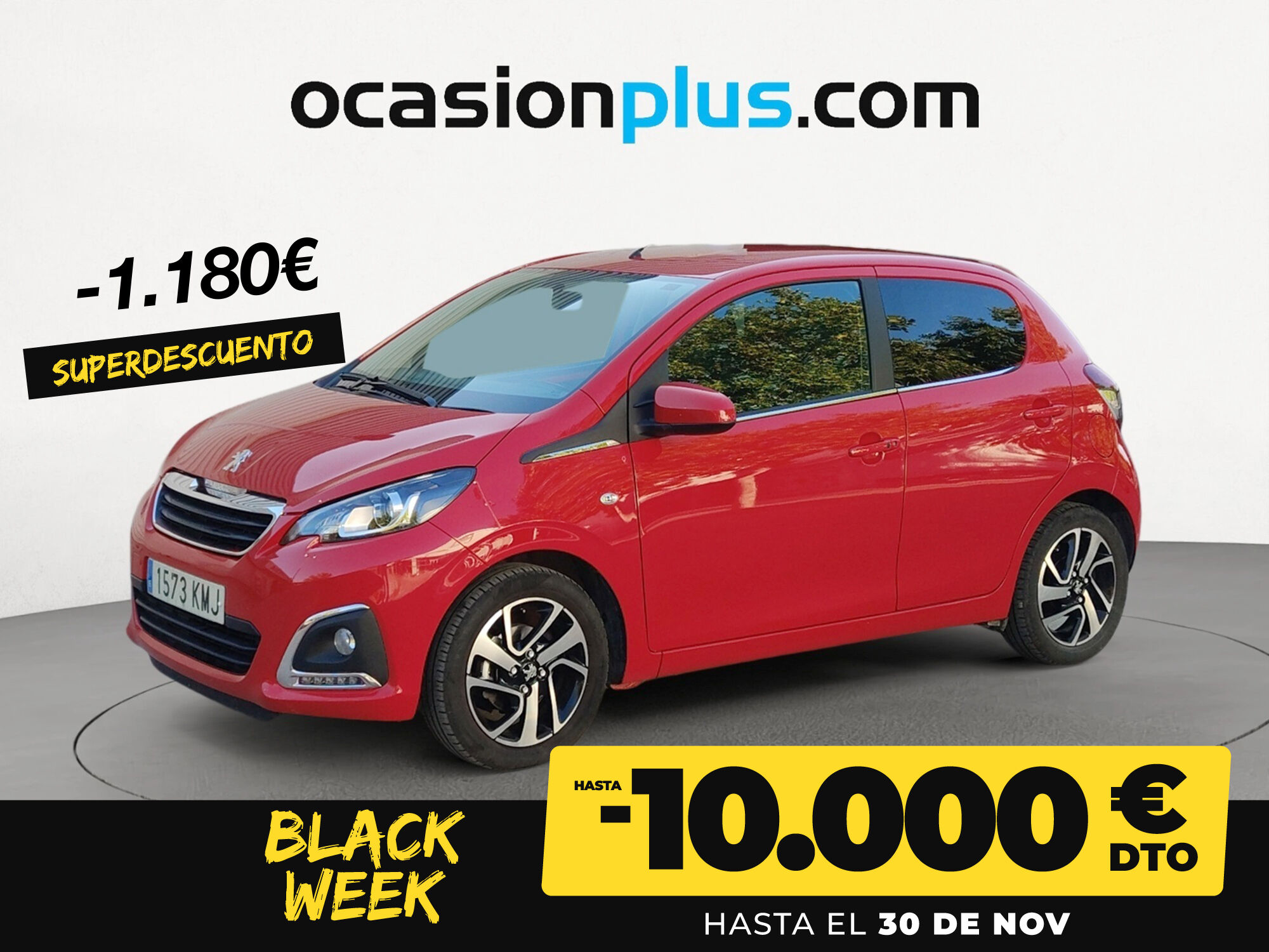 PEUGEOT 108 (1.0 VTi Allure ETG5 53 kW (72 CV)) en Madrid