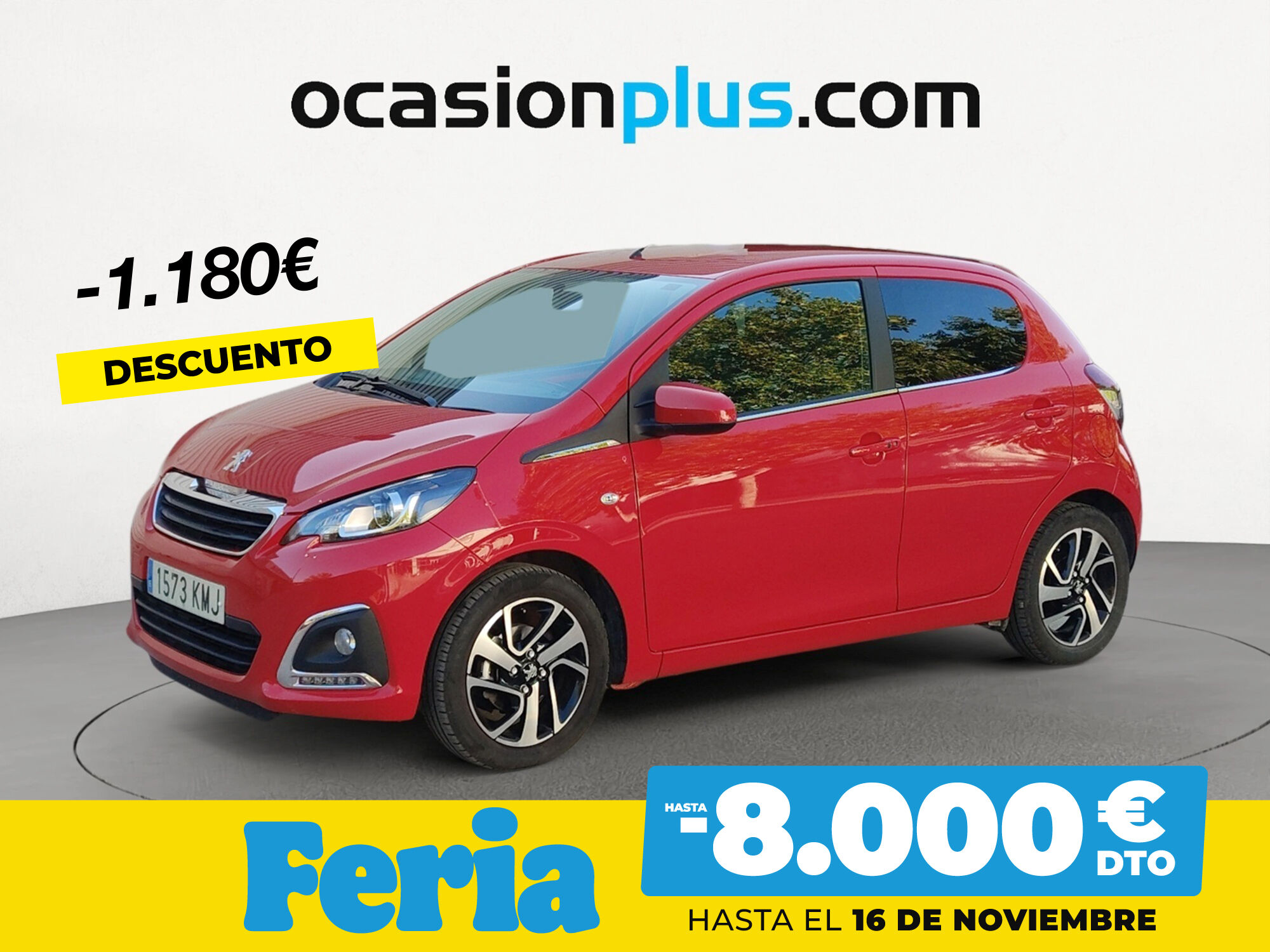 PEUGEOT 108 (1.0 VTi Allure ETG5 53 kW (72 CV)) en Madrid