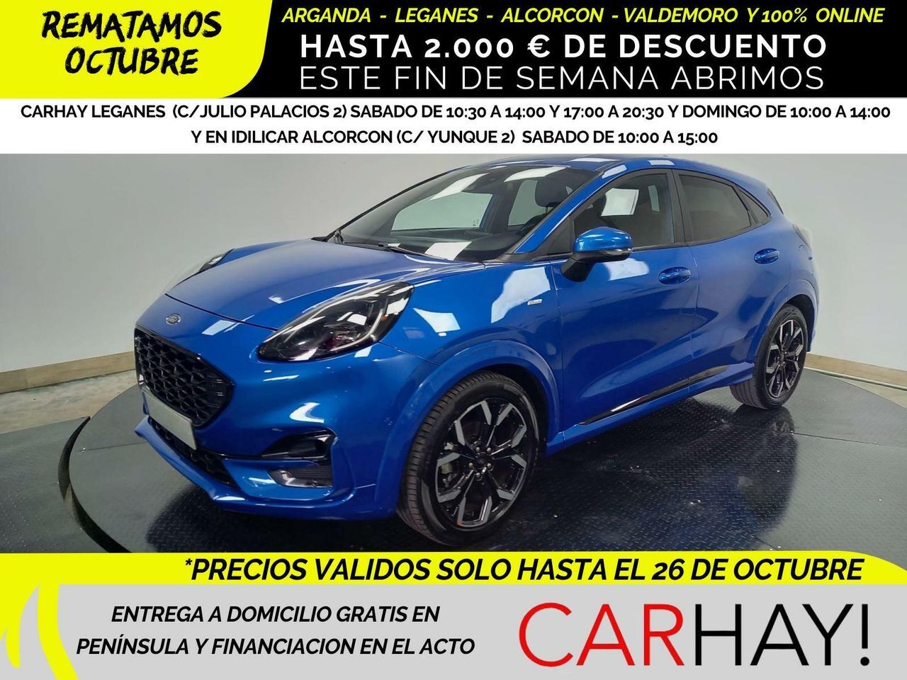 FORD Puma (ST LINE X 1.0 ECOBOOST MHEV 125 CV) en Madrid