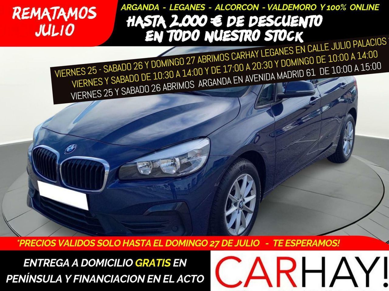 BMW Serie 2 (216 D ADBLUE (EU6D-TEMP)) en Madrid
