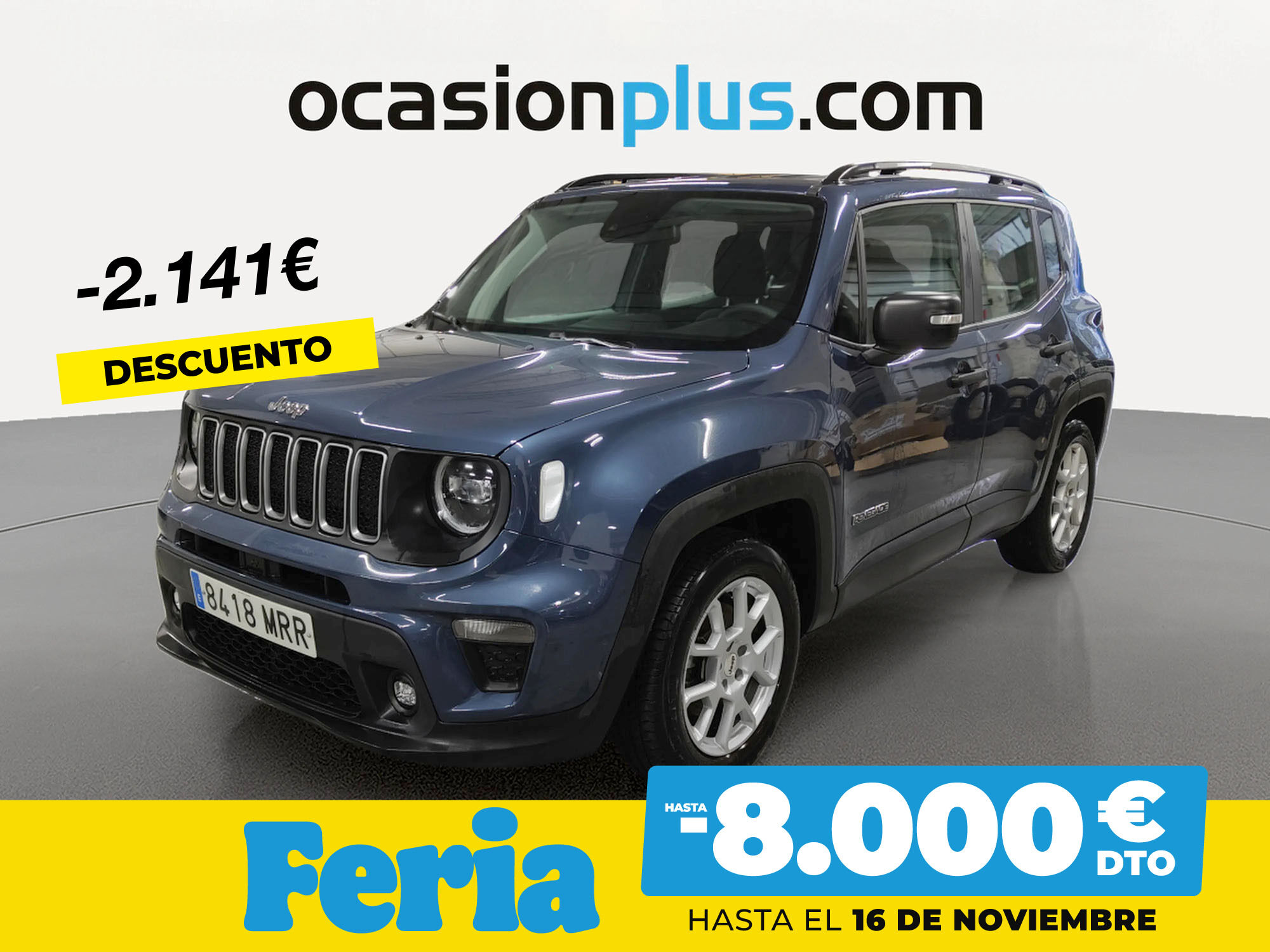 JEEP Renegade (eHybrid 1.5 Altitude DCT 96 kW (130 CV)) en Madrid